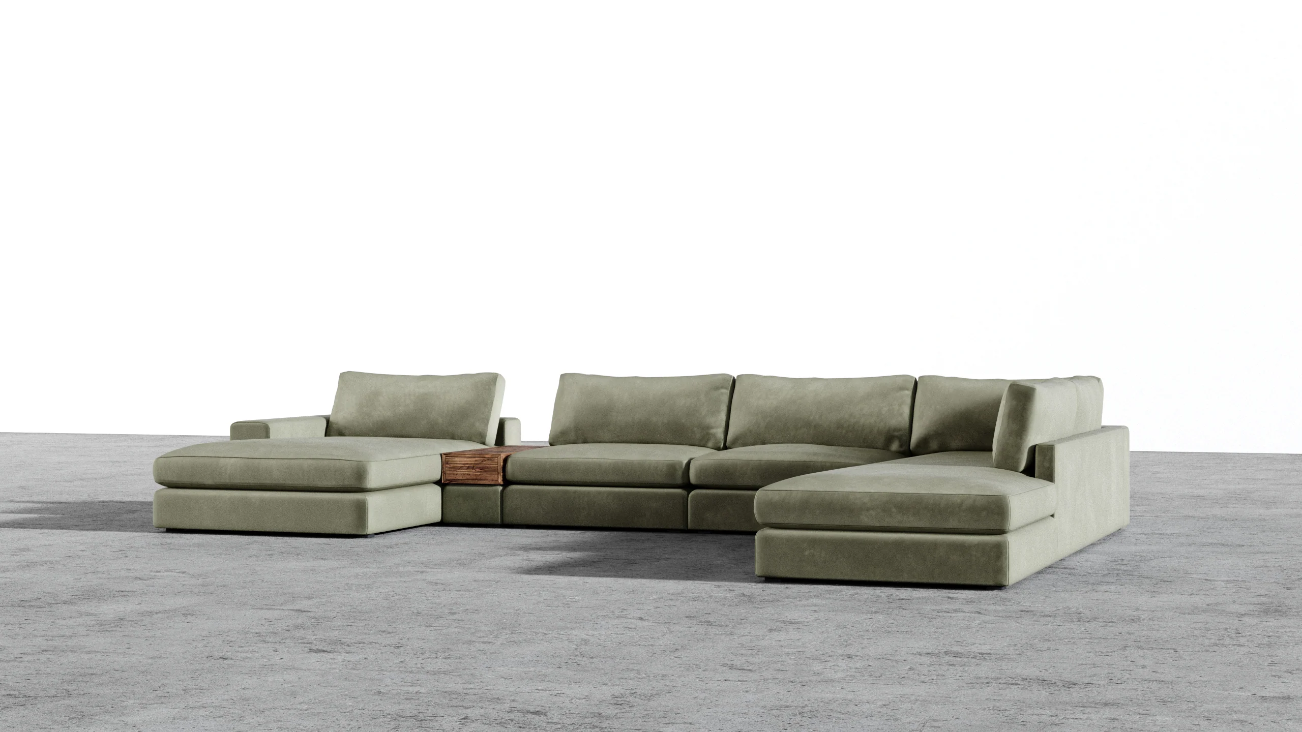 MGR Double Chaise + Corner Sectional - Image 22