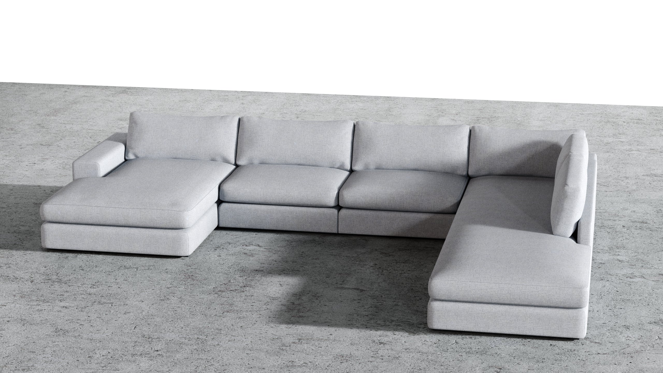 MGR Double Chaise + Corner Sectional - Image 49