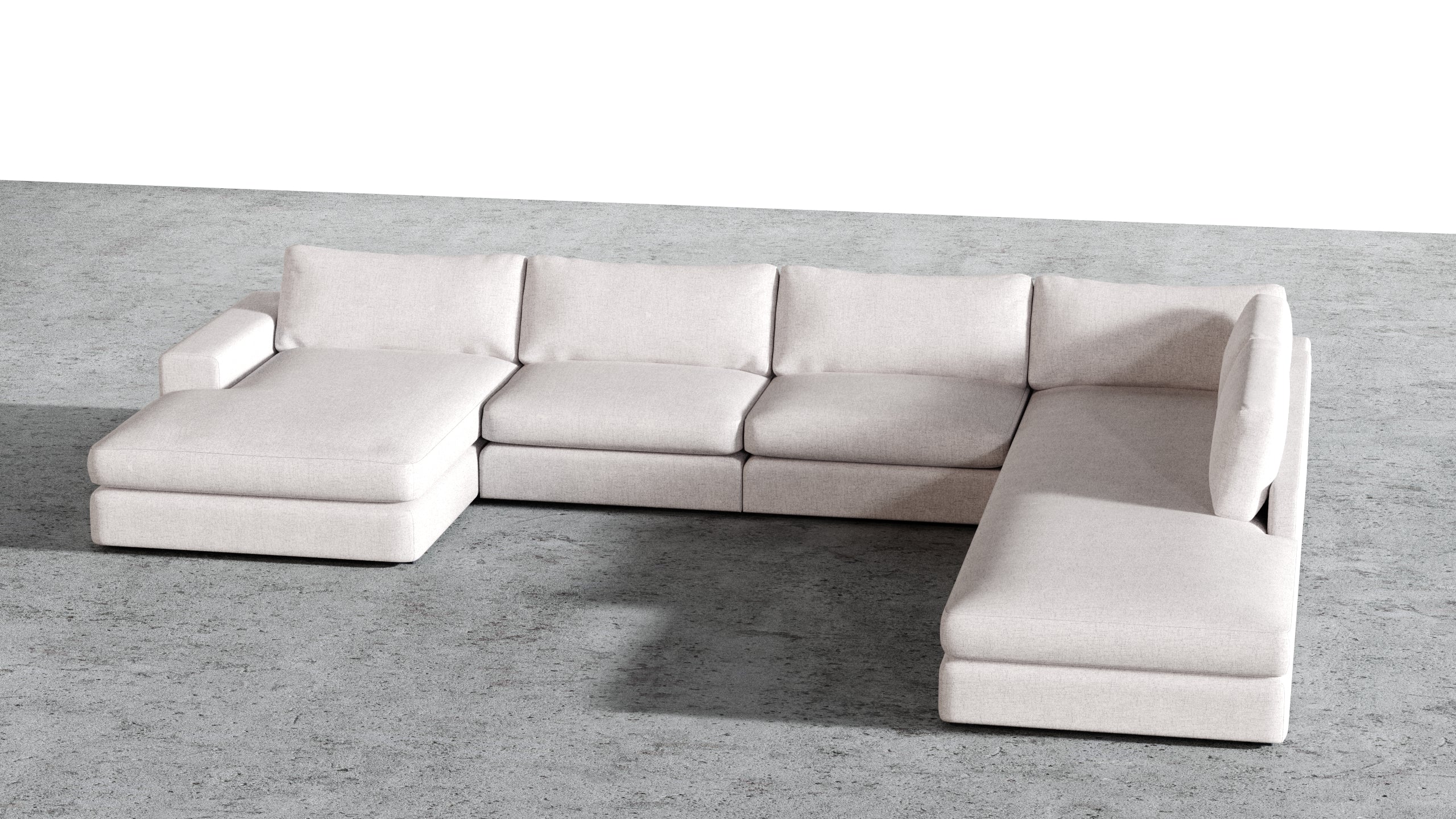 MGR Double Chaise + Corner Sectional - Image 61