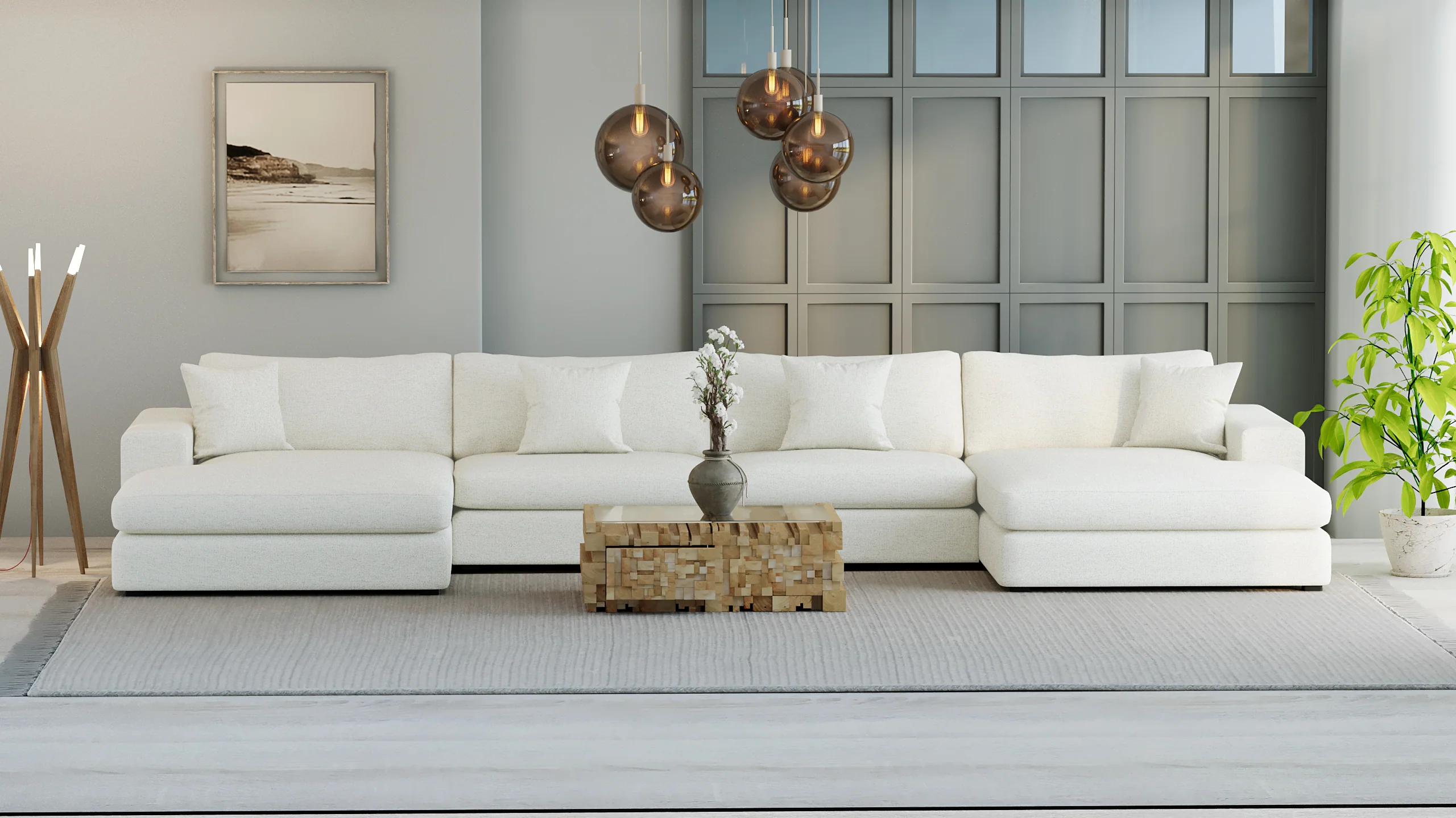 MGR Double Chaise Sectional - Image 114