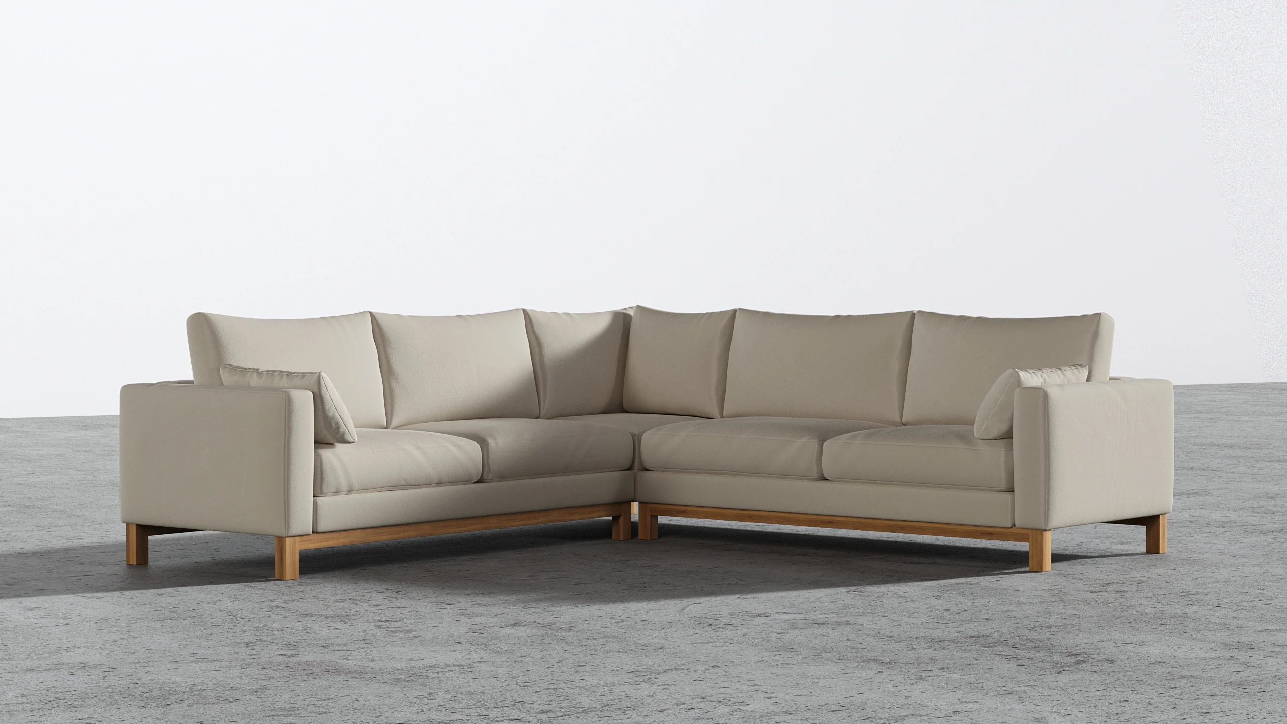 Oak Studio Corner Sectional - Image 11