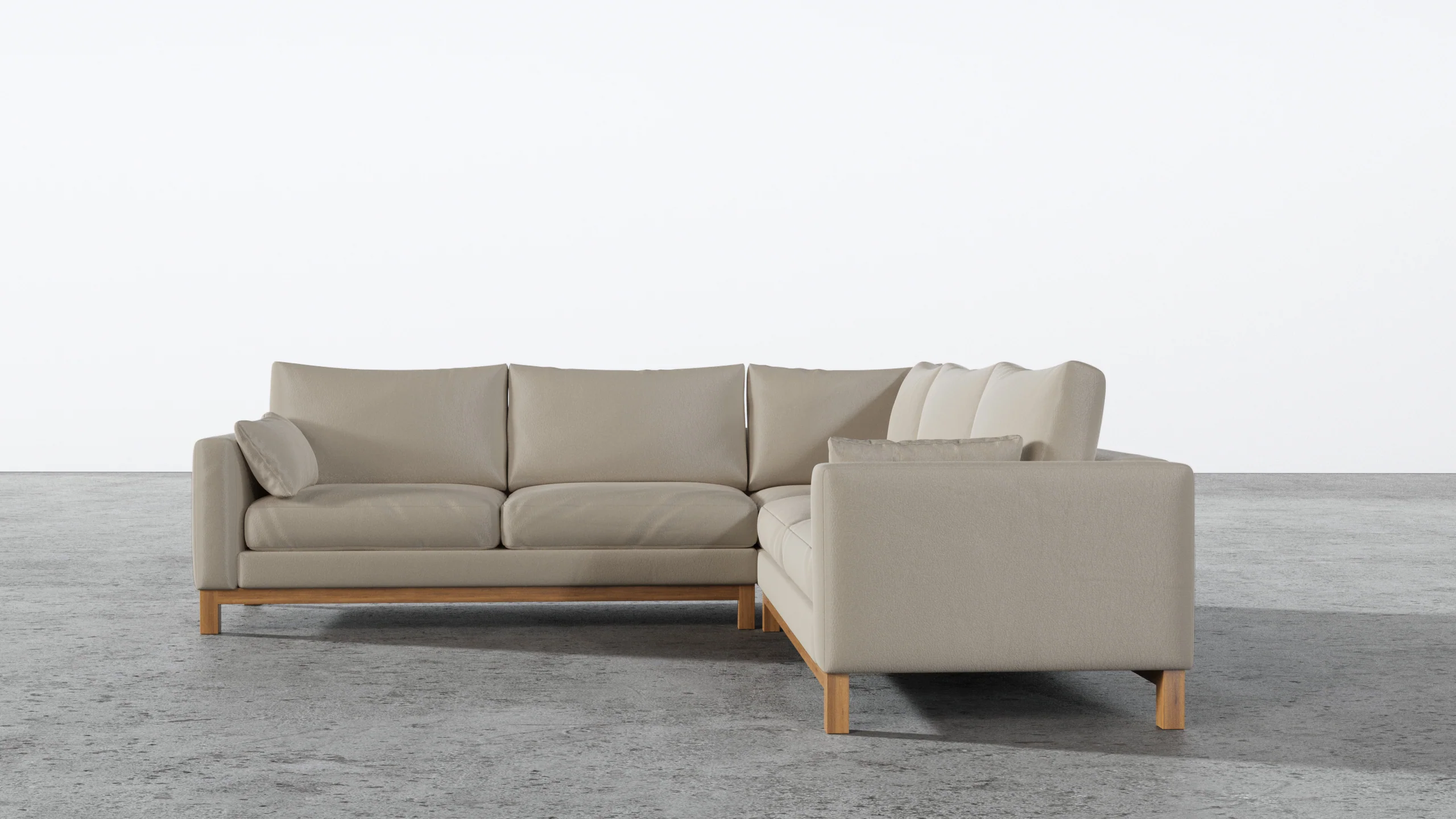 Oak Studio Corner Sectional - Image 12