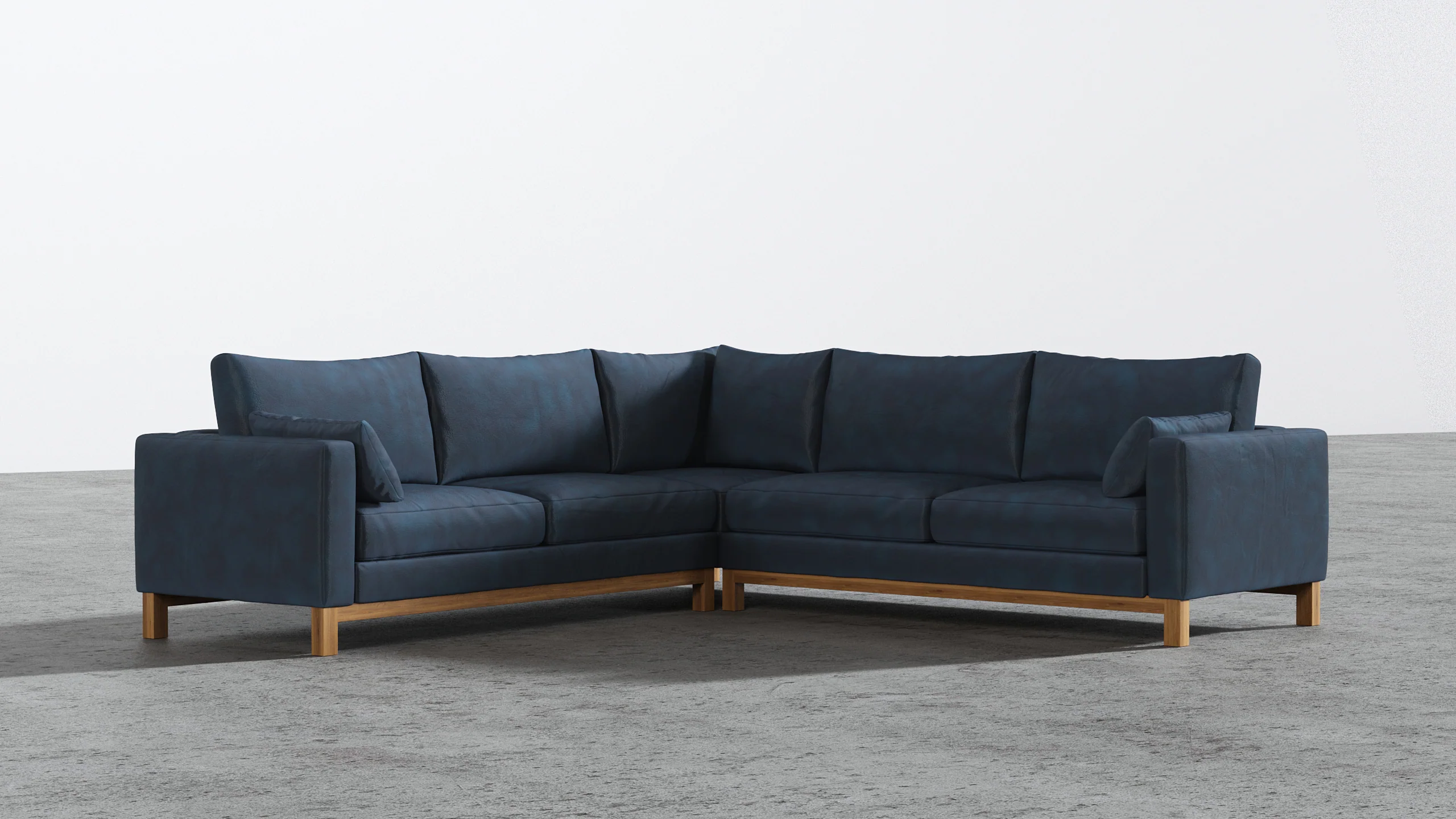 Oak Studio Corner Sectional - Image 16
