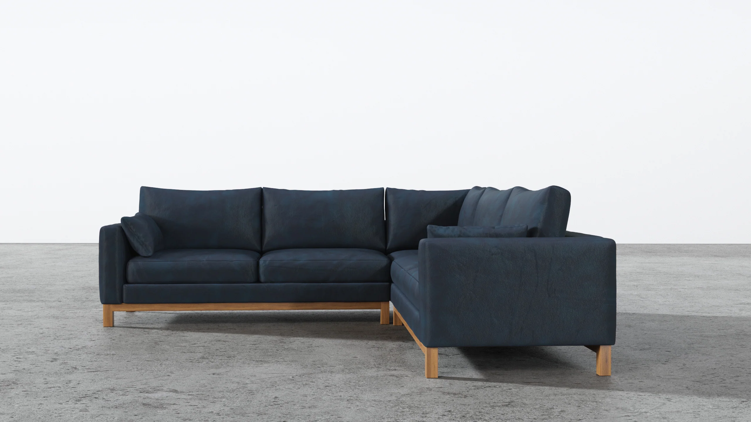 Oak Studio Corner Sectional - Image 17