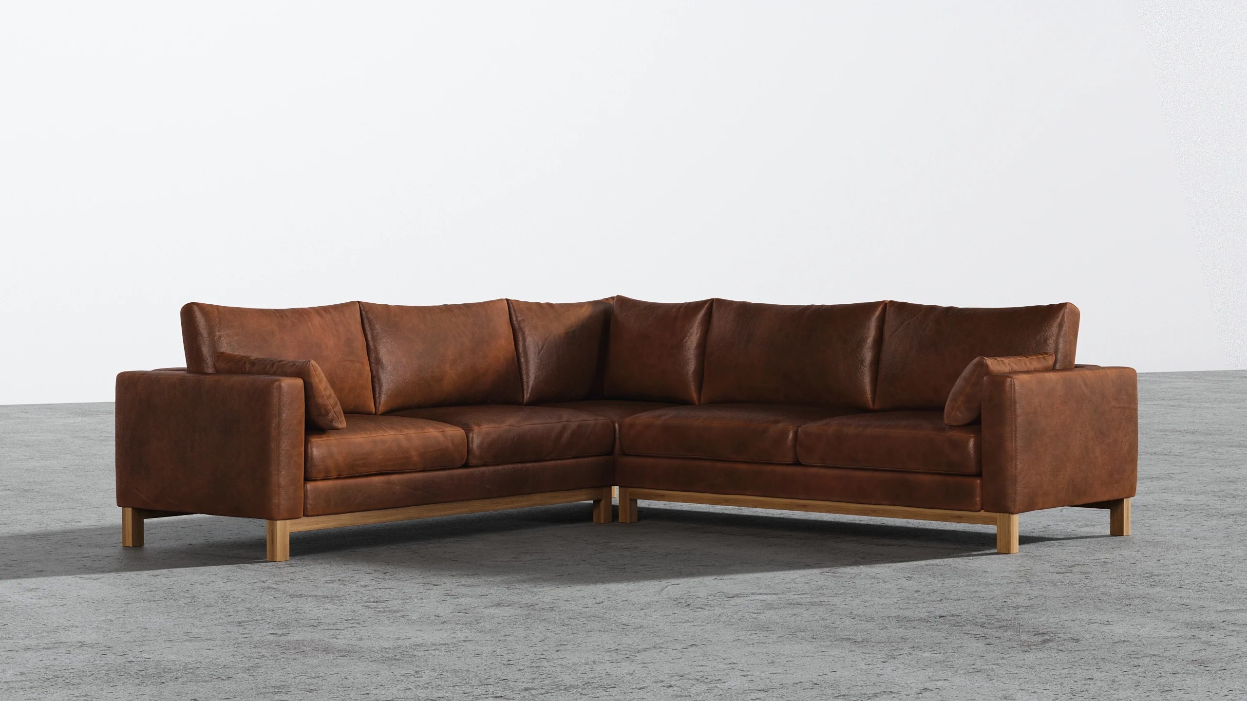 Oak Studio Corner Sectional - Image 21