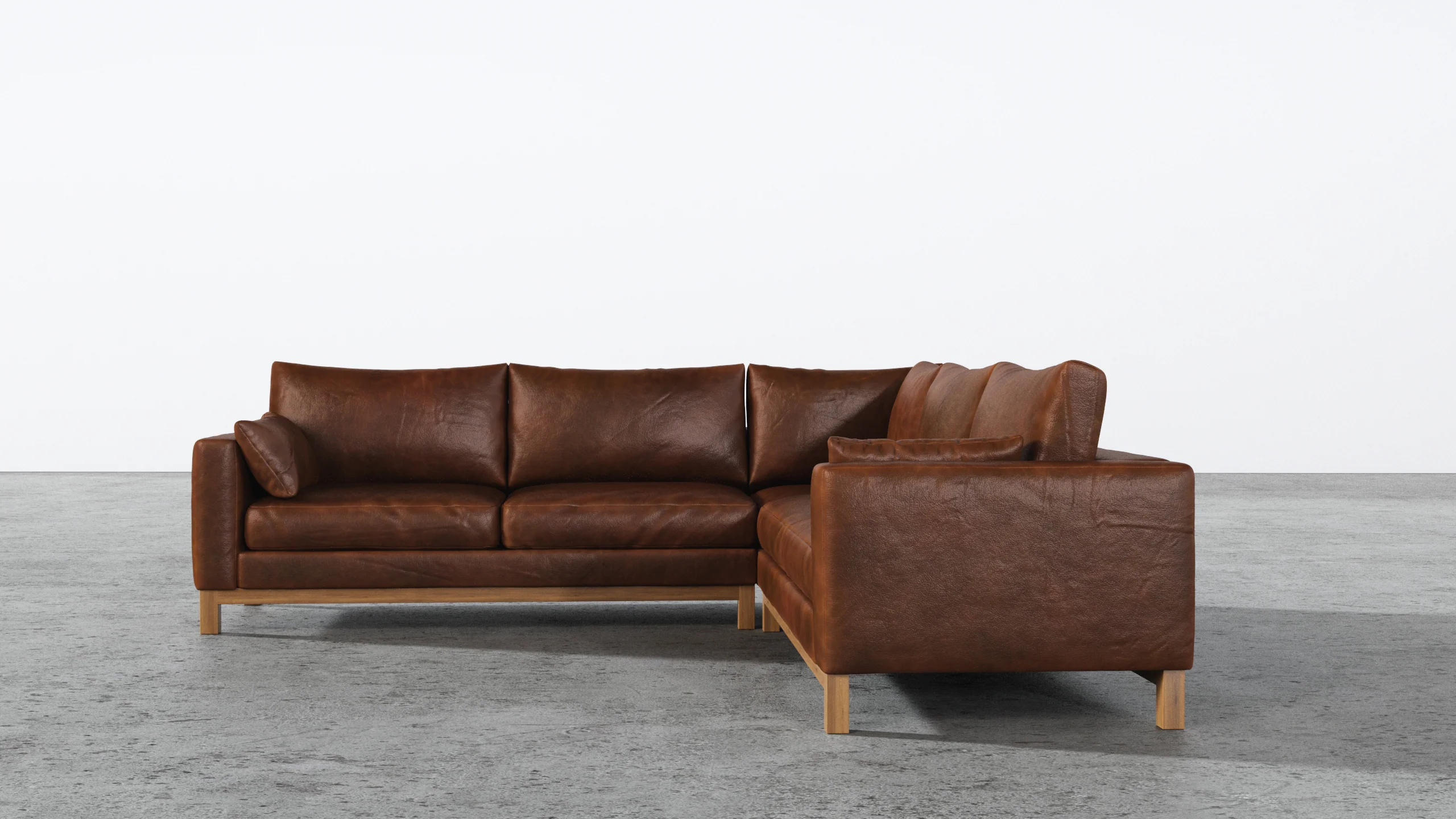 Oak Studio Corner Sectional - Image 22