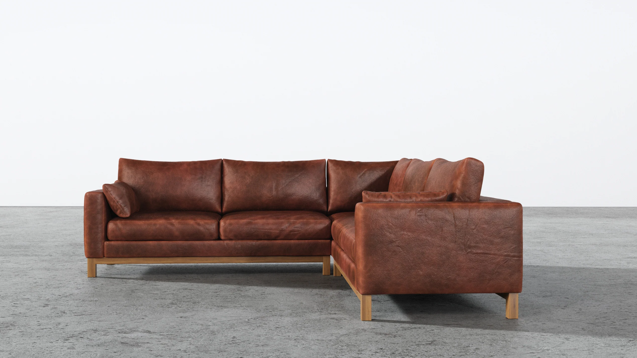 Oak Studio Corner Sectional - Image 27
