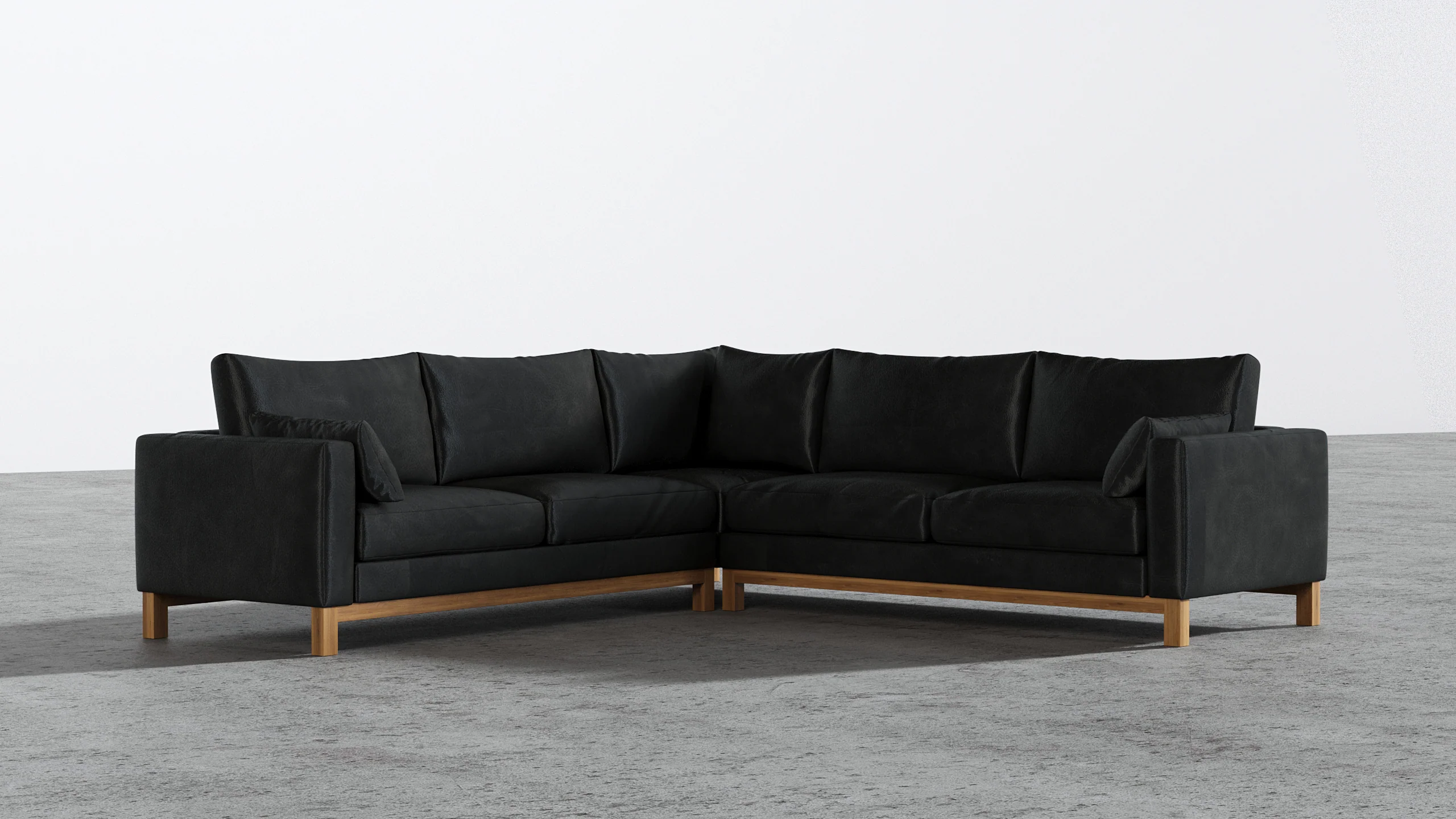 Oak Studio Corner Sectional - Image 6