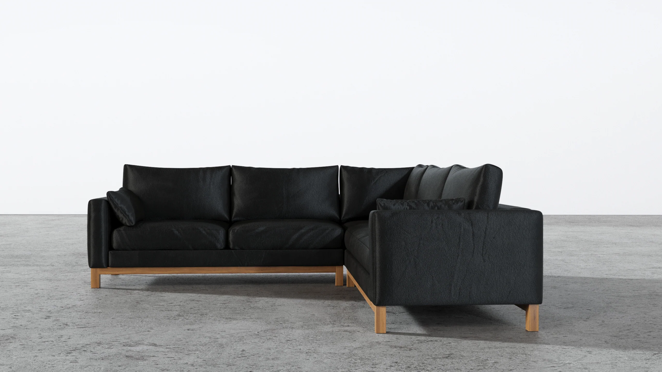 Oak Studio Corner Sectional - Image 7