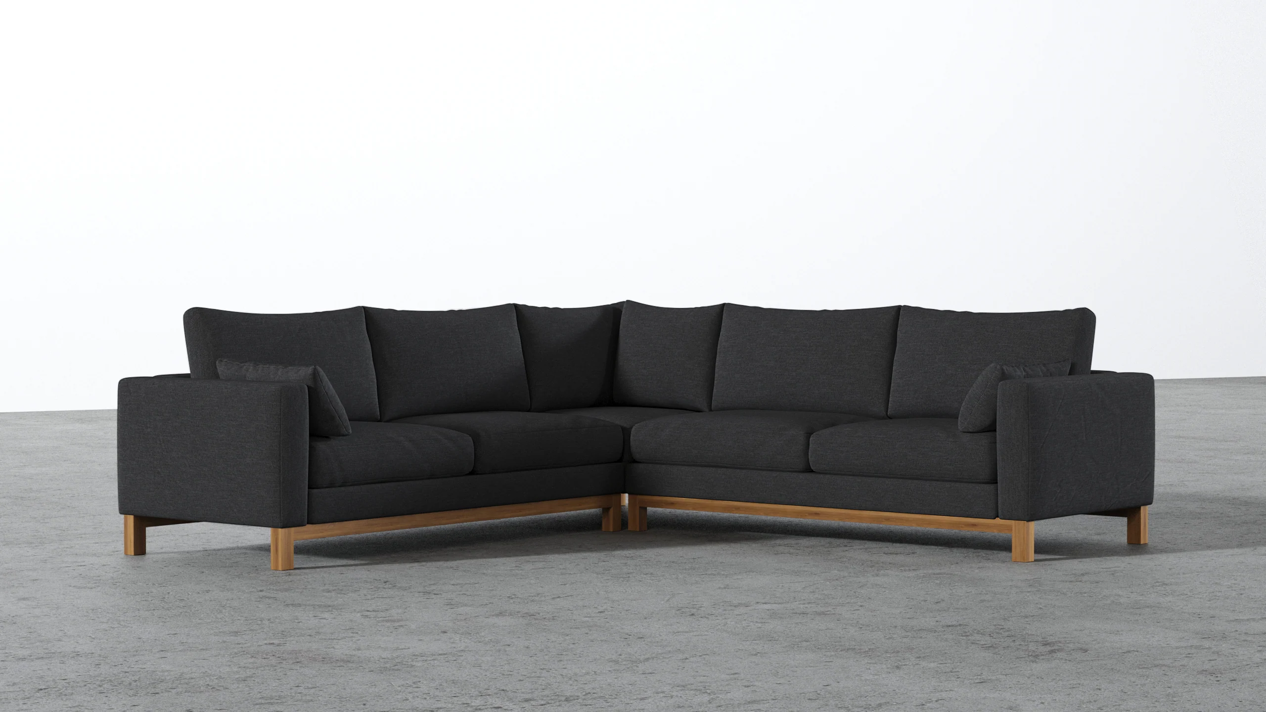 Oak Studio Corner Sectional - Image 11