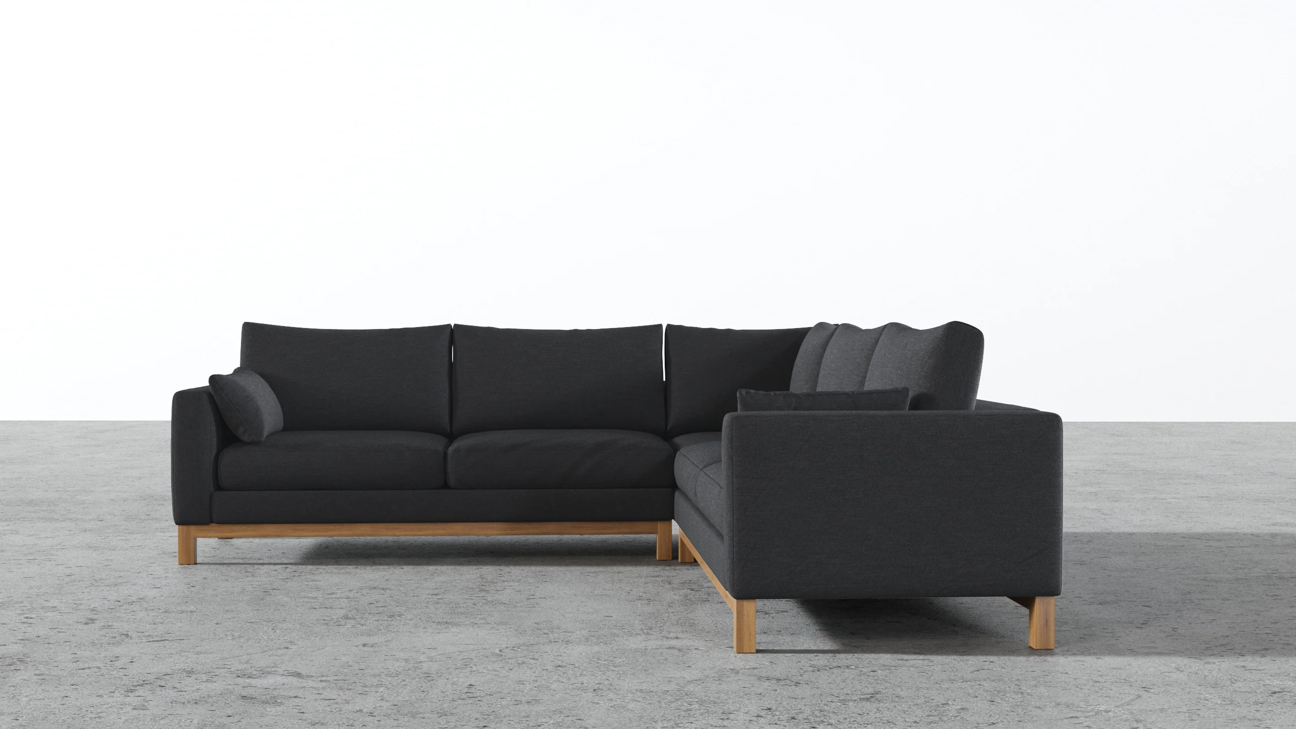 Oak Studio Corner Sectional - Image 12