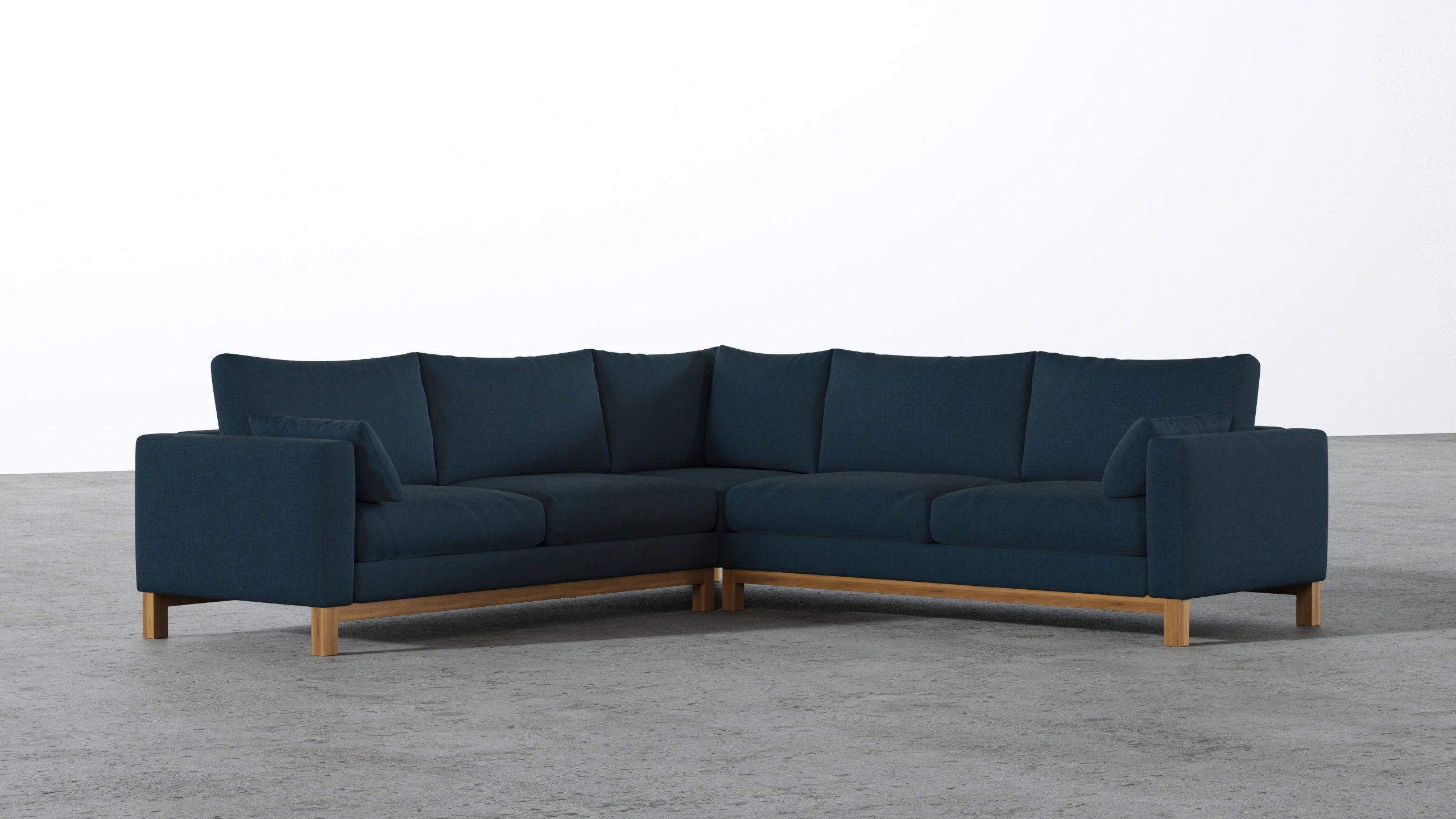 Oak Studio Corner Sectional - Image 16