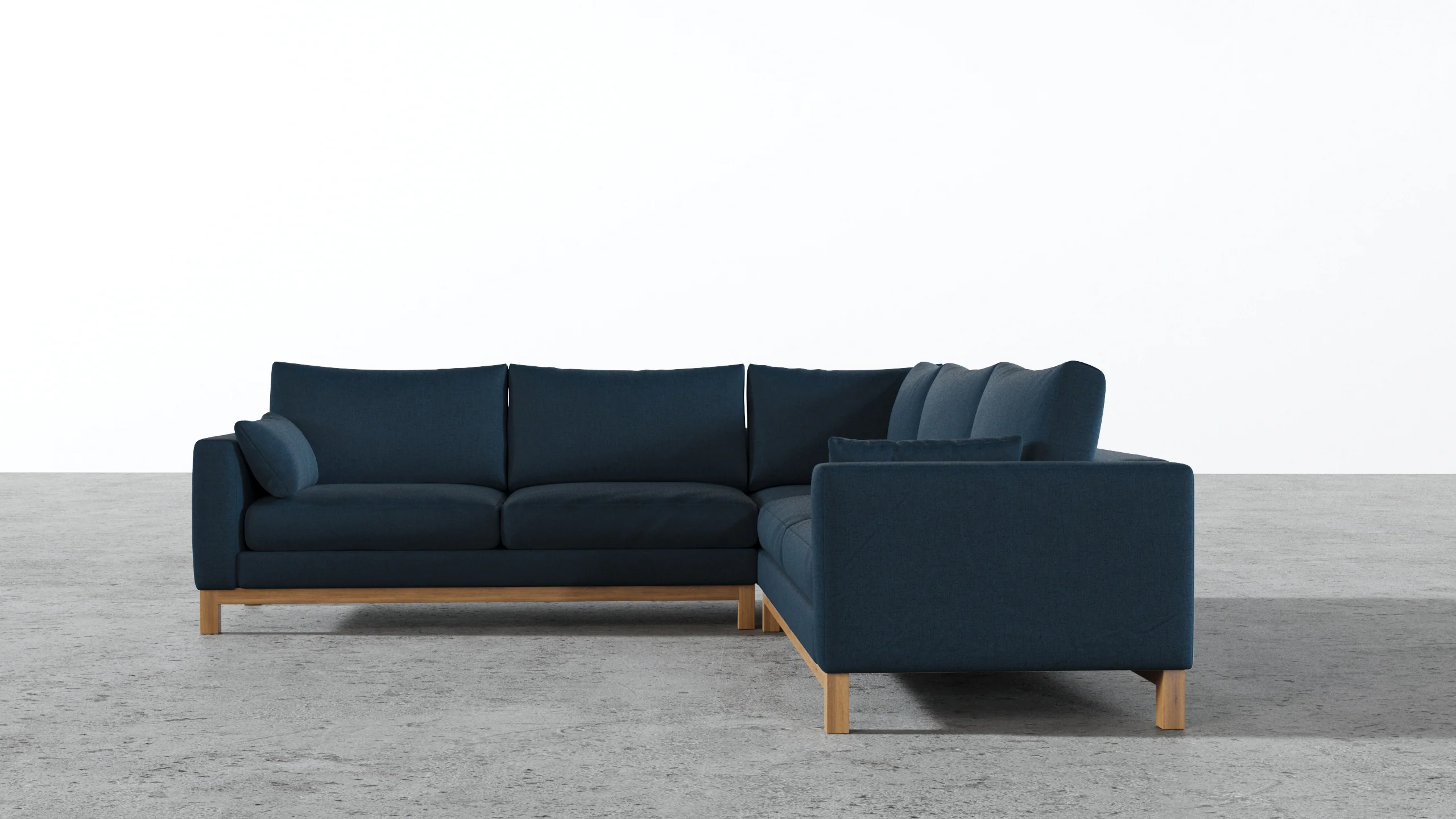 Oak Studio Corner Sectional - Image 17