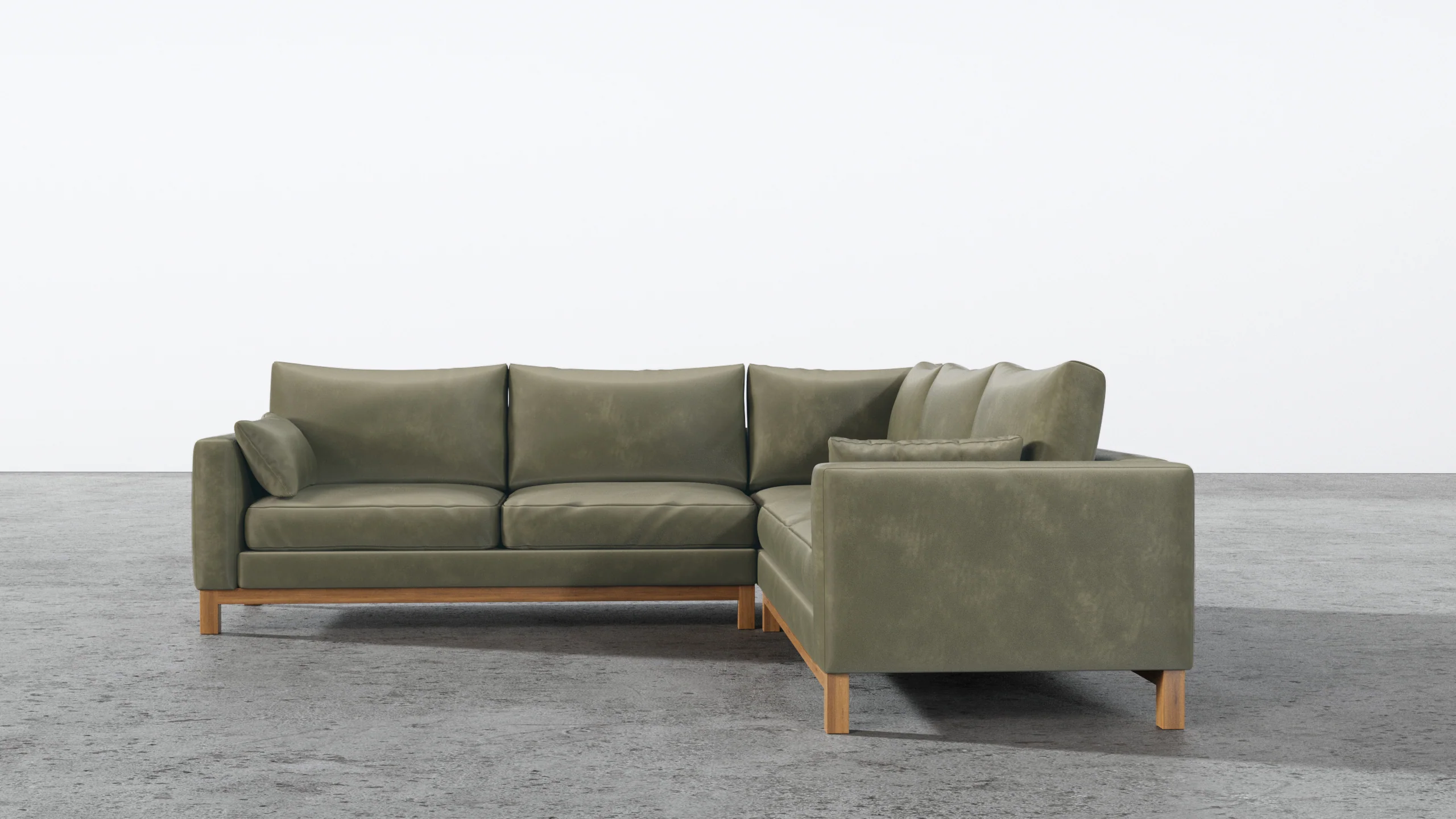 Oak Studio Corner Sectional - Image 12