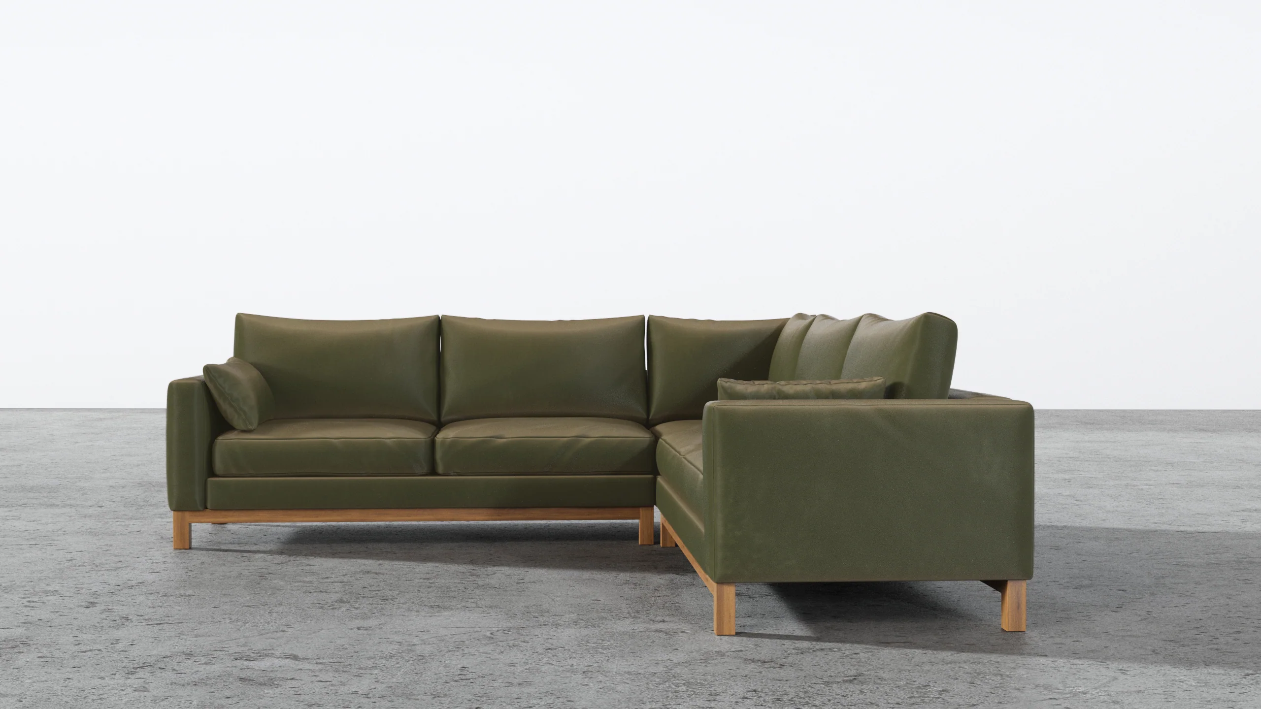 Oak Studio Corner Sectional - Image 17