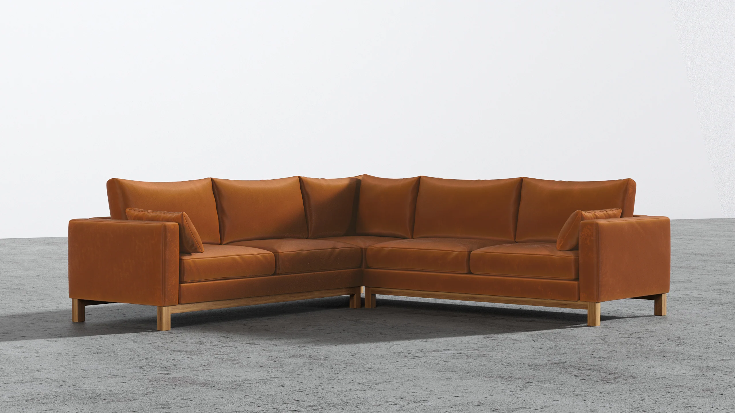 Oak Studio Corner Sectional - Image 26