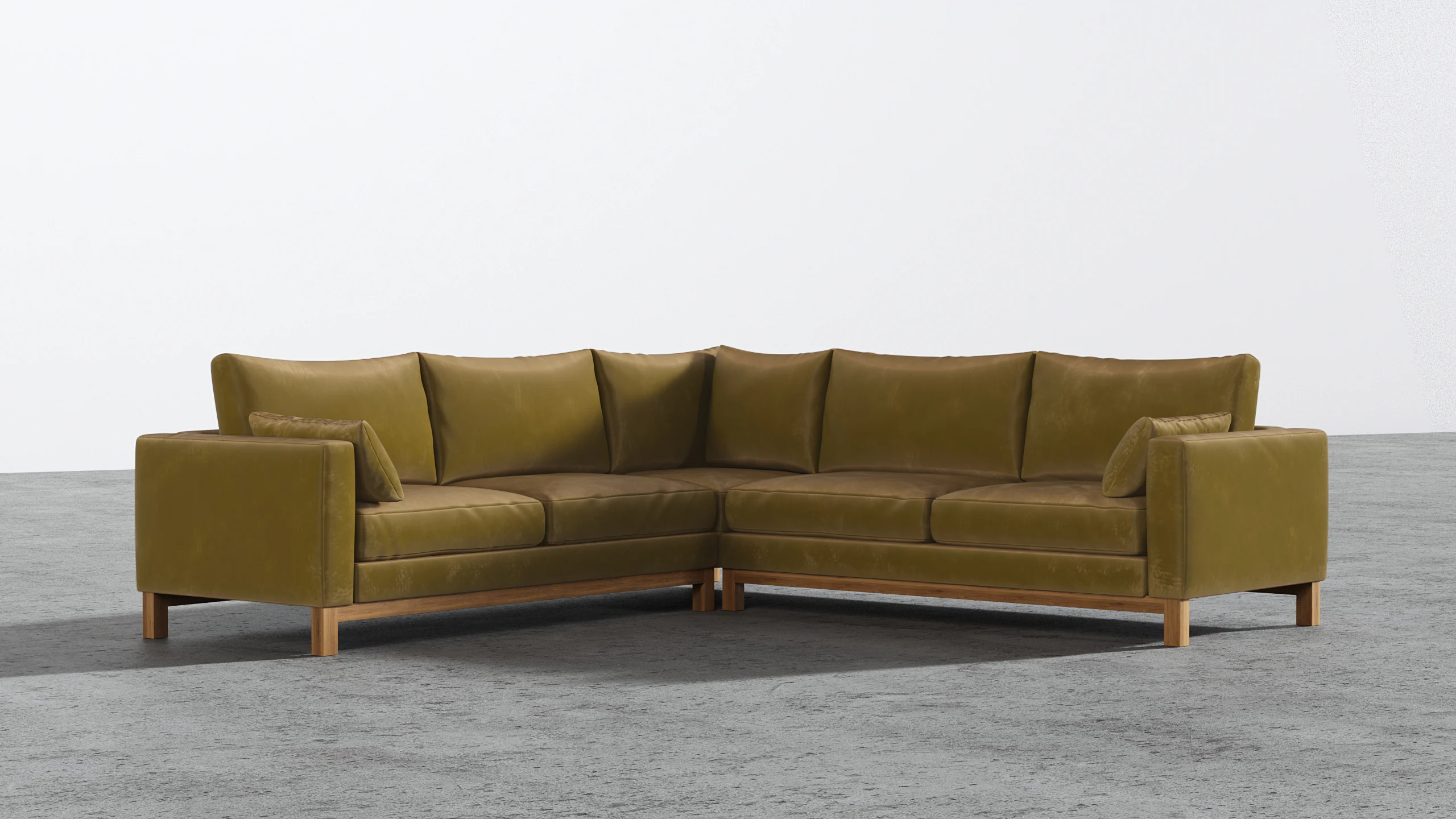 Oak Studio Corner Sectional - Image 6