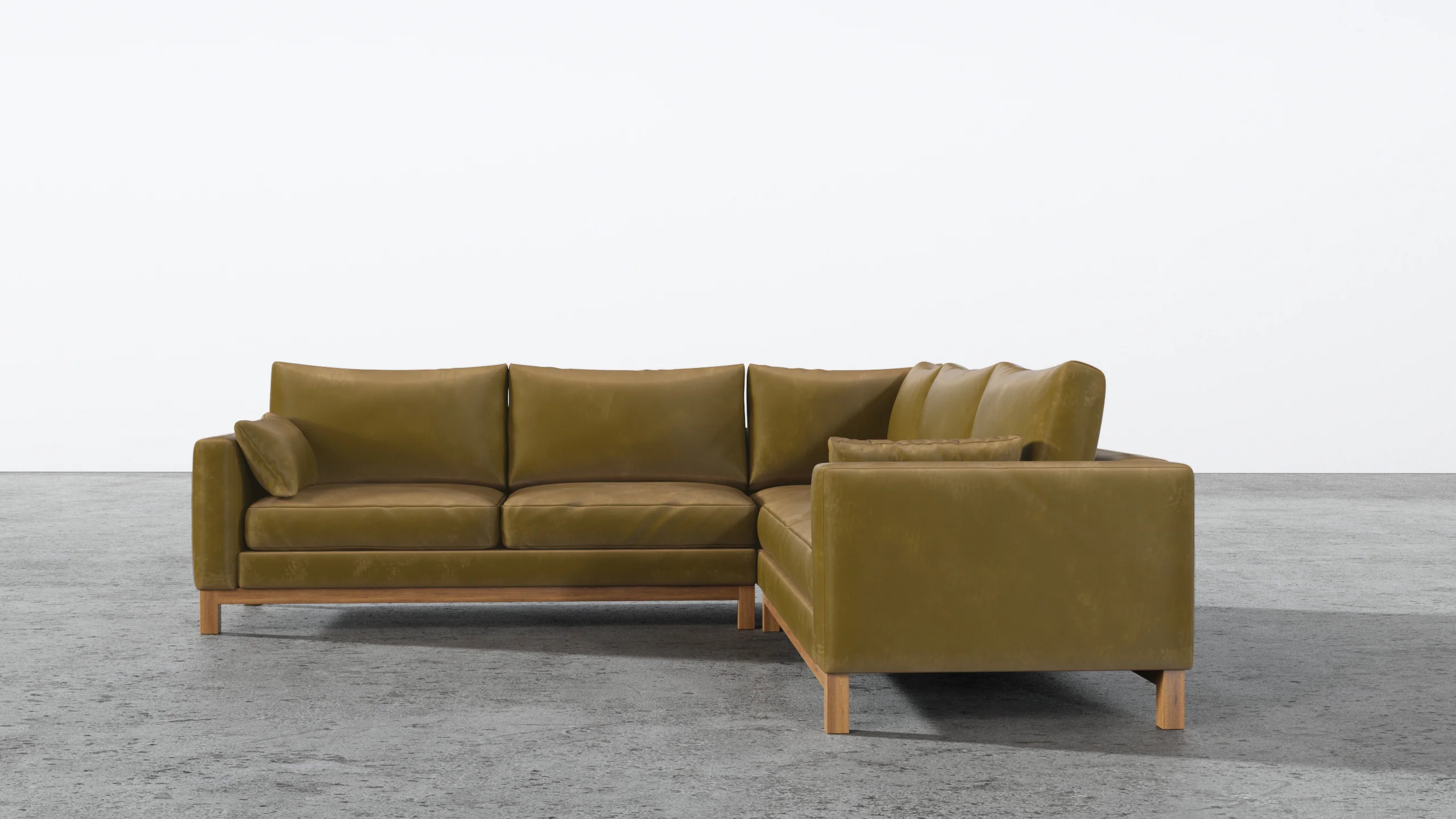 Oak Studio Corner Sectional - Image 7