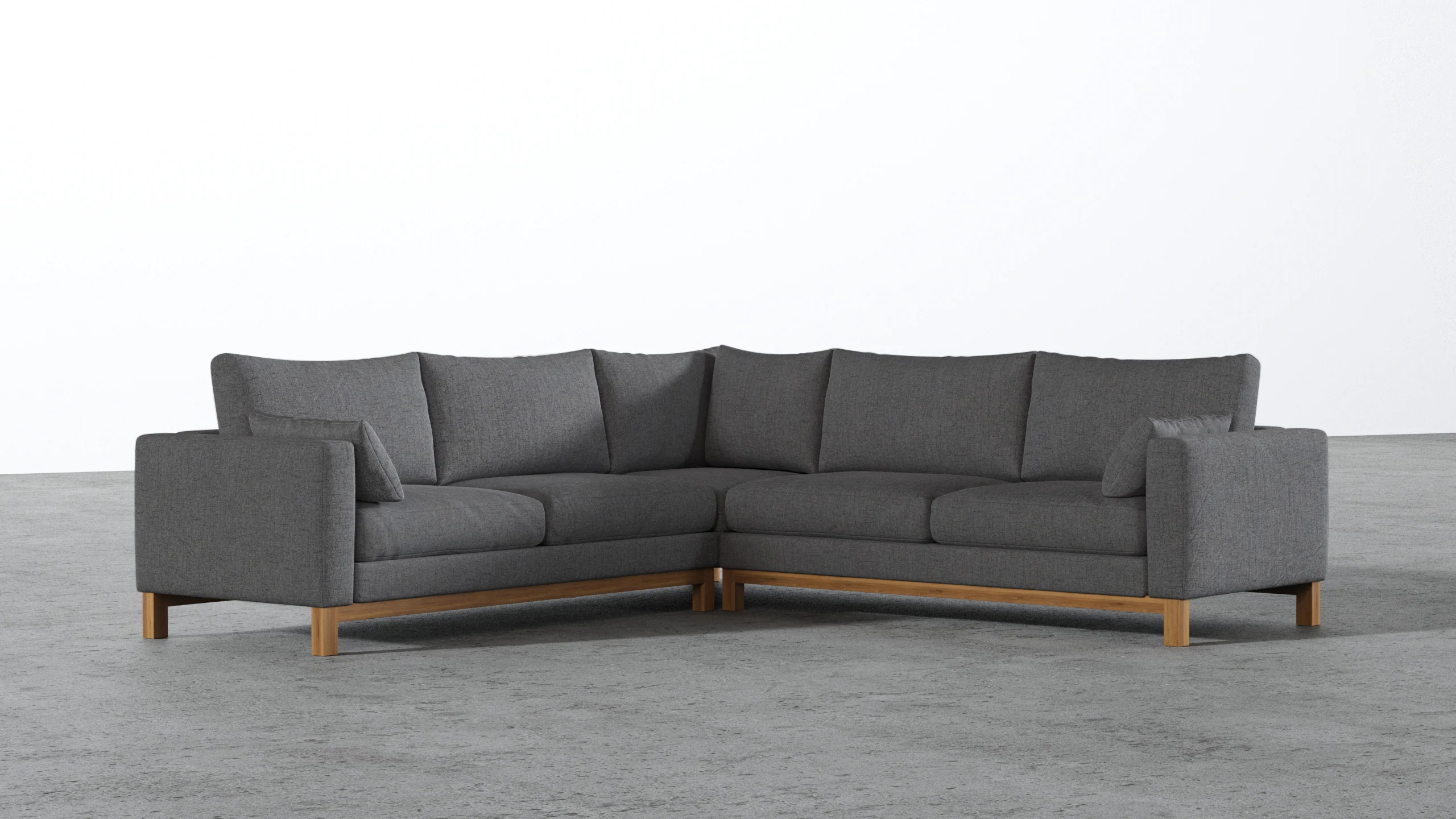 Oak Studio Corner Sectional - Image 21