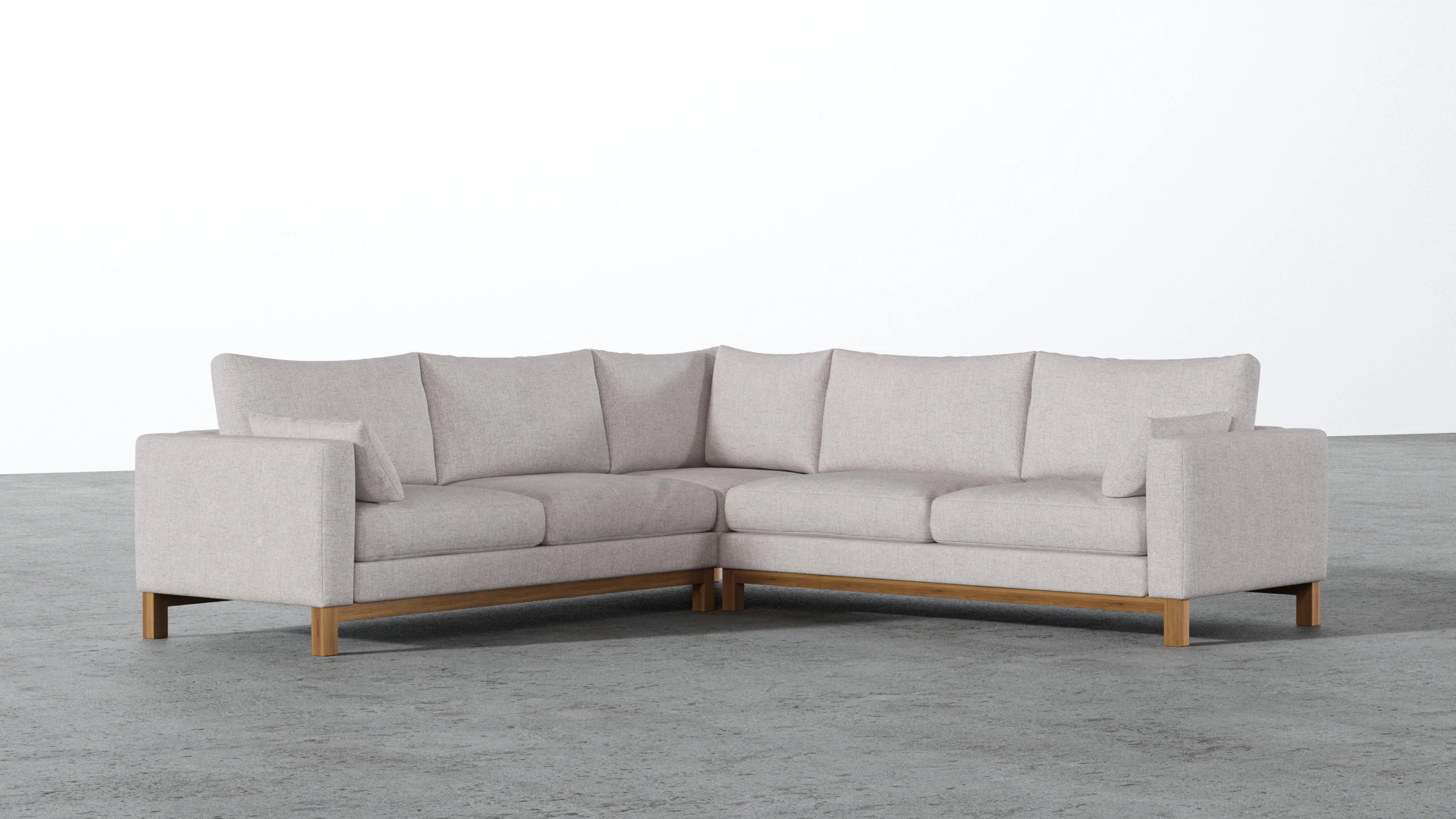 Oak Studio Corner Sectional - Image 41