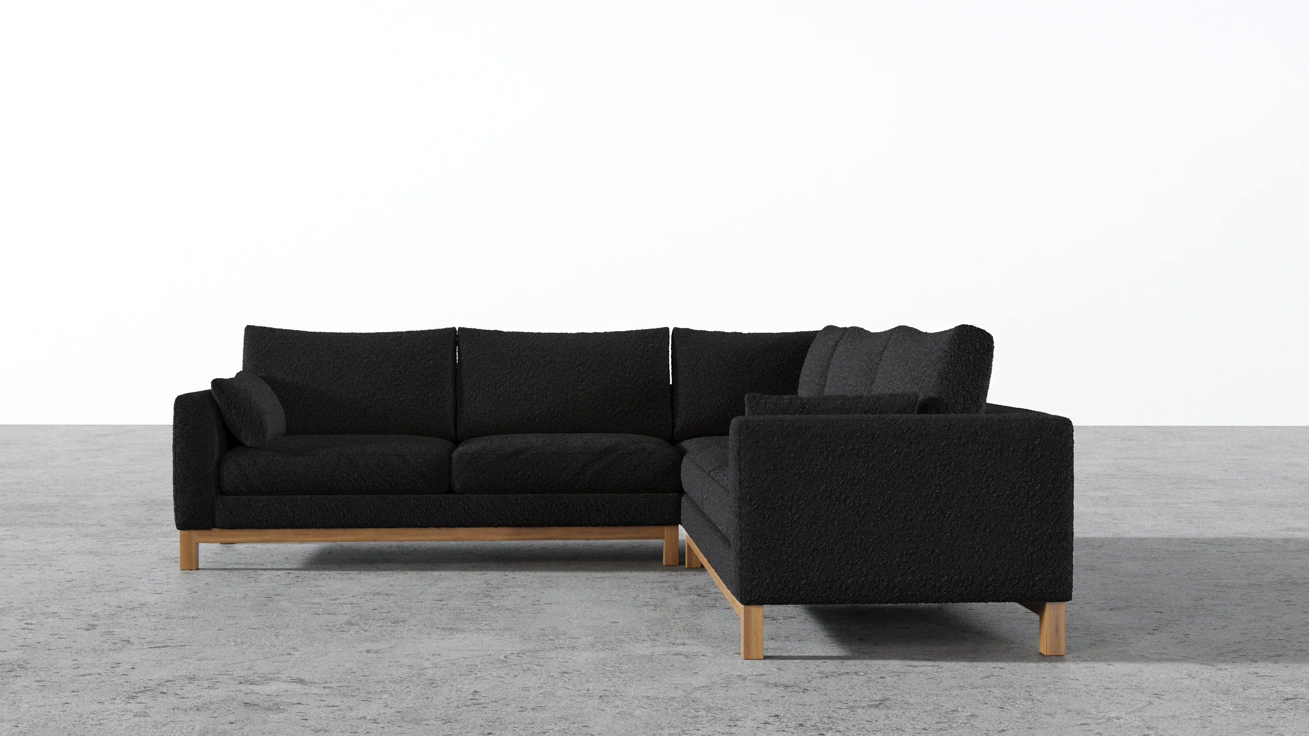 Oak Studio Corner Sectional - Image 47