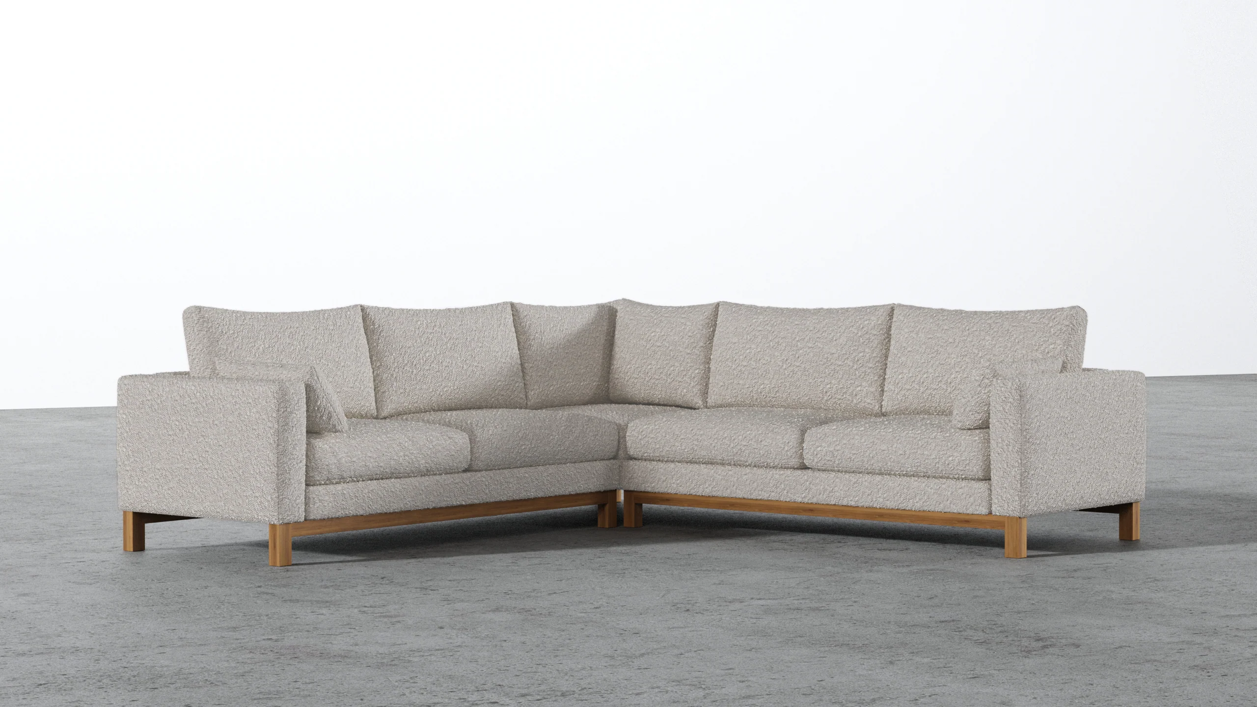 Oak Studio Corner Sectional - Image 51