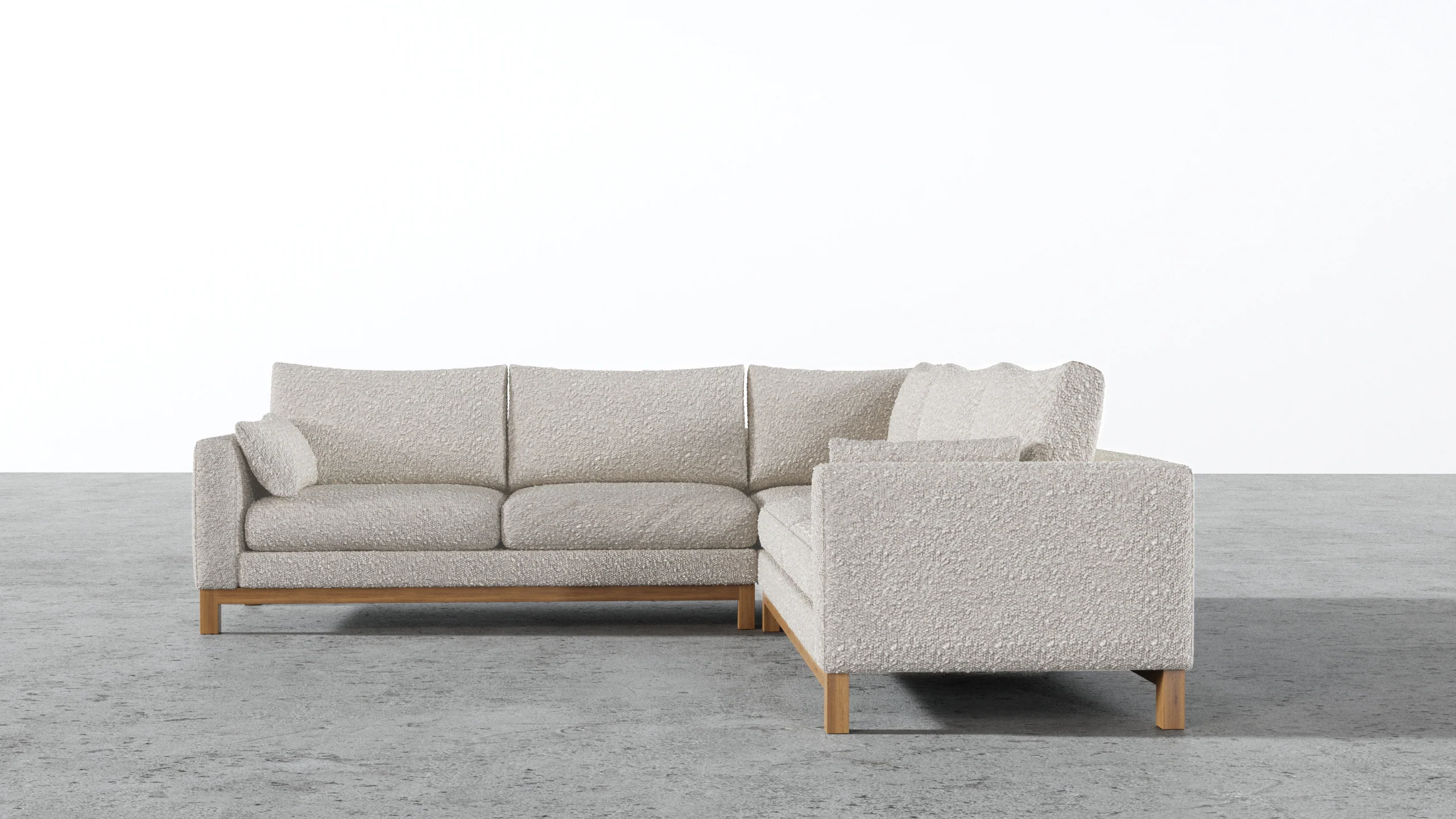 Oak Studio Corner Sectional - Image 52