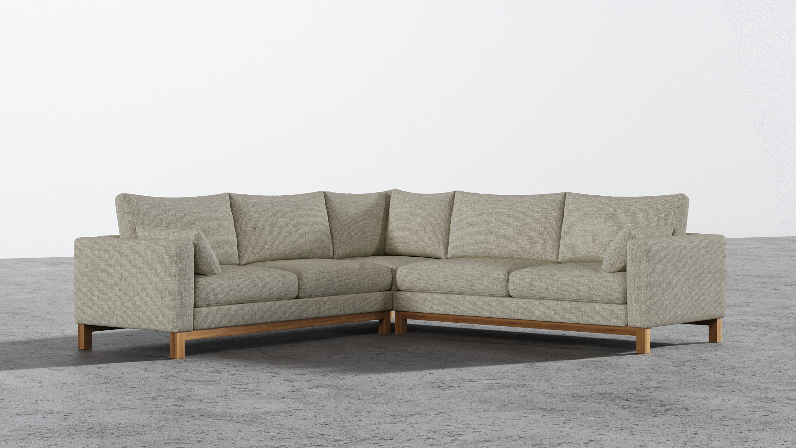 Oak Studio Corner Sectional - Image 6