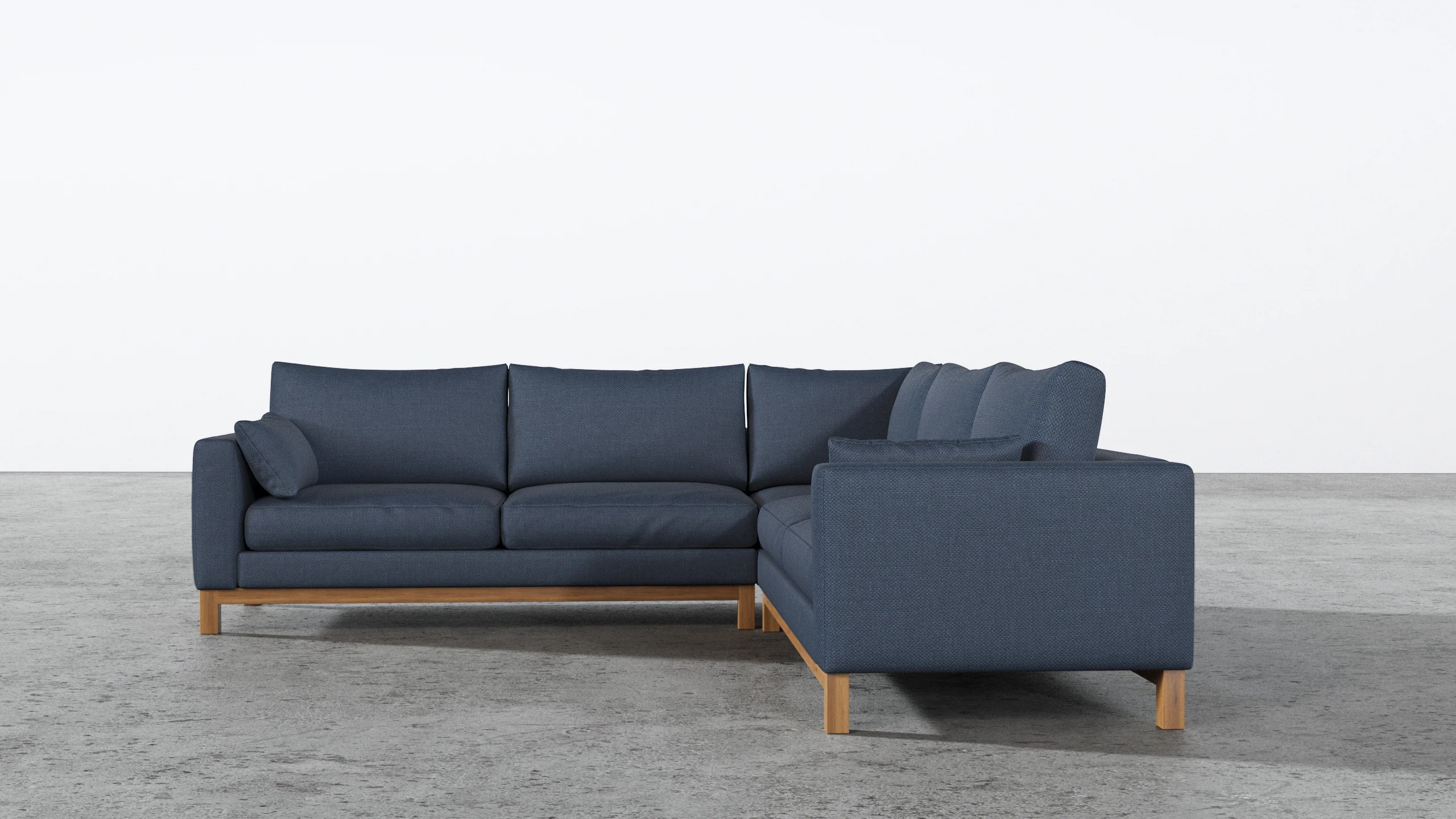 Oak Studio Corner Sectional - Image 62