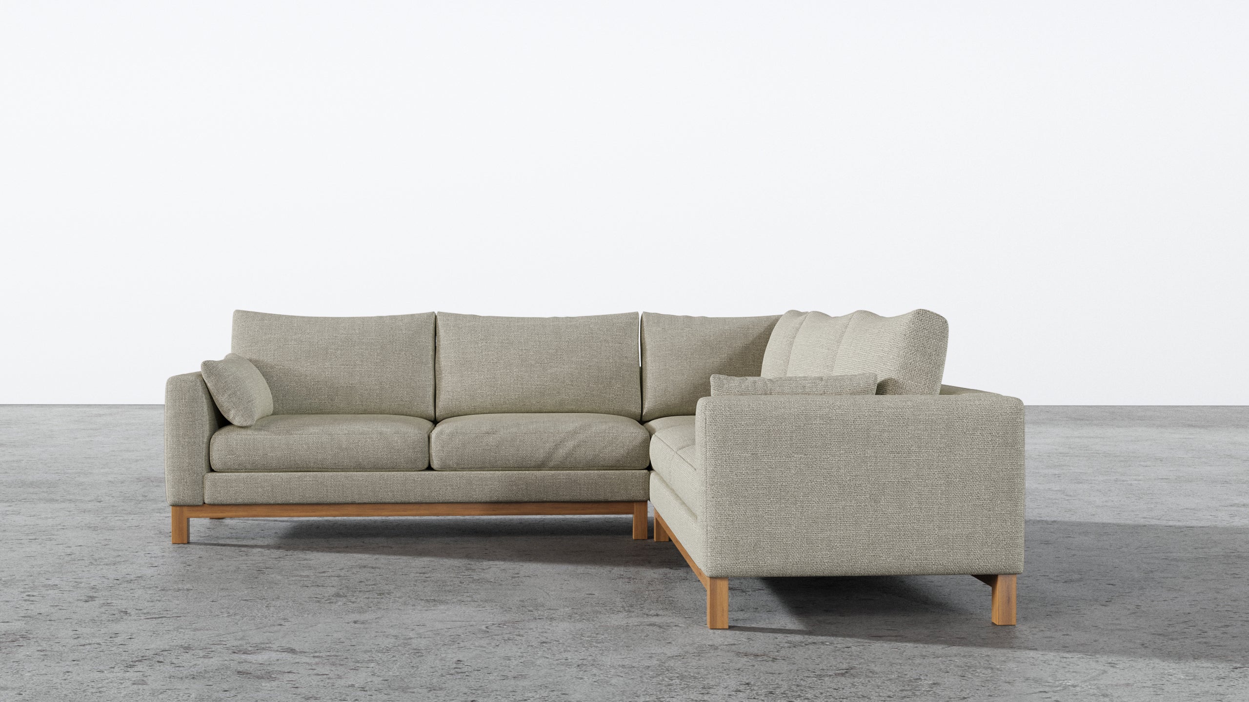 Oak Studio Corner Sectional - Image 7