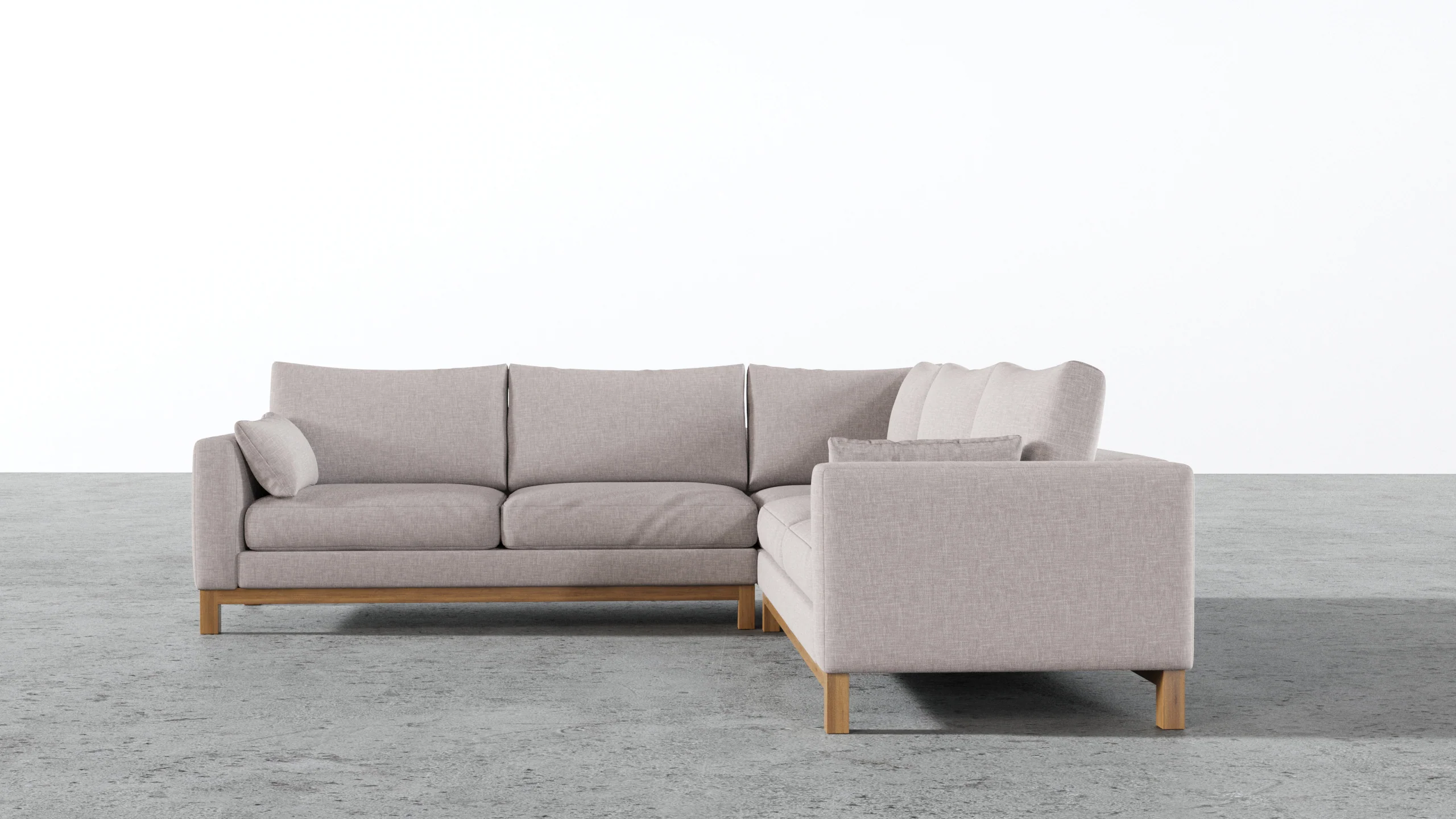 Oak Studio Corner Sectional - Image 72
