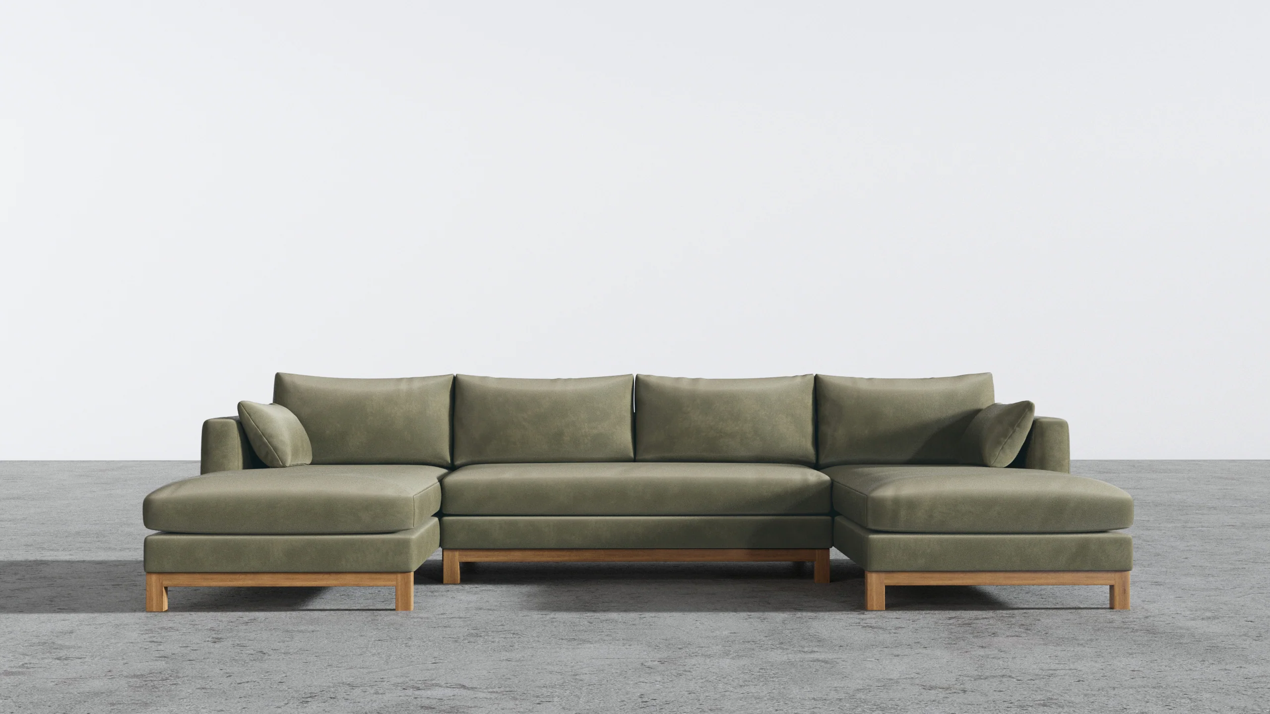 Oak Studio Double Chaise Sectional - Image 13