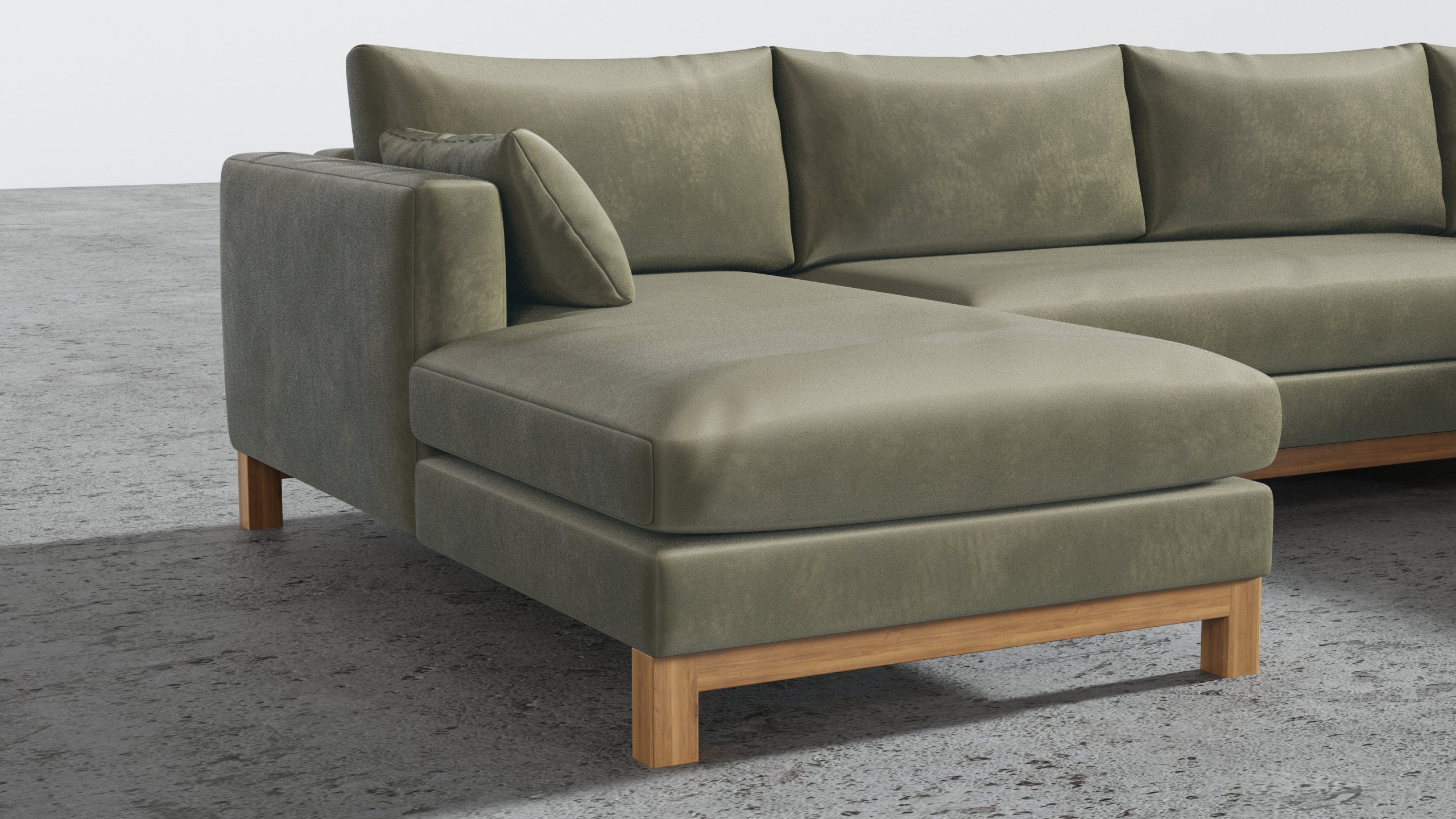 Oak Studio Double Chaise Sectional - Image 15
