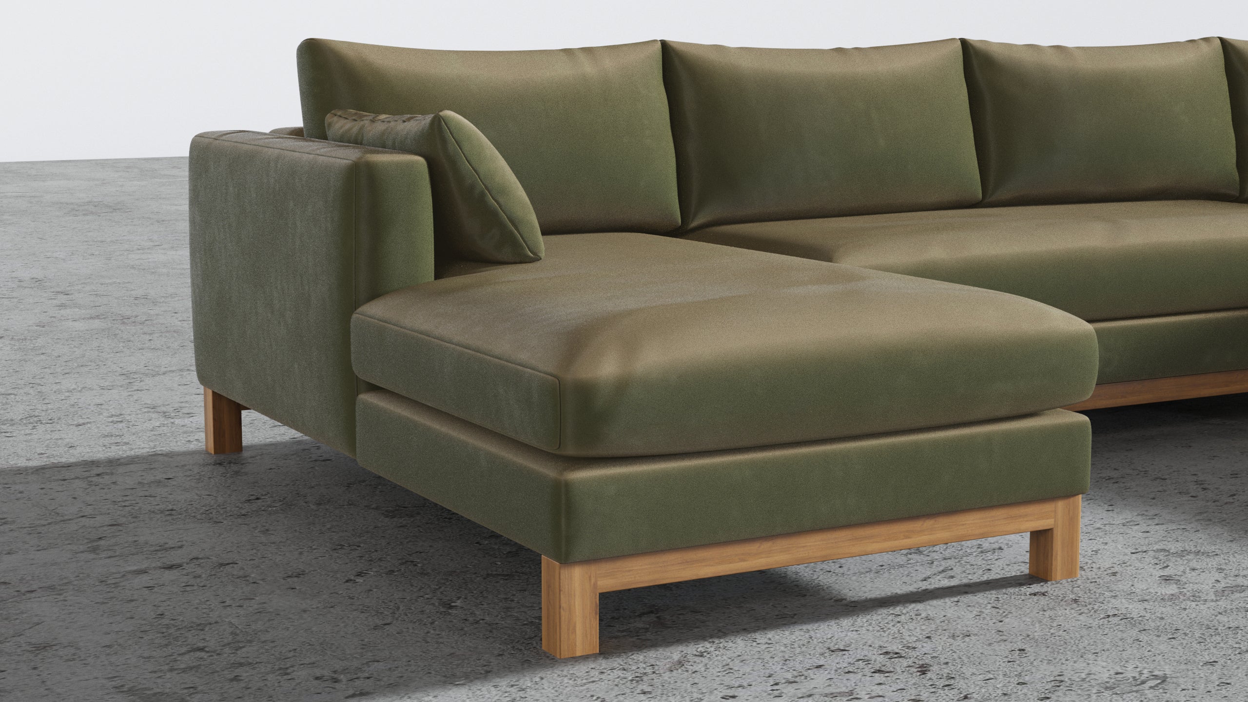 Oak Studio Double Chaise Sectional - Image 22