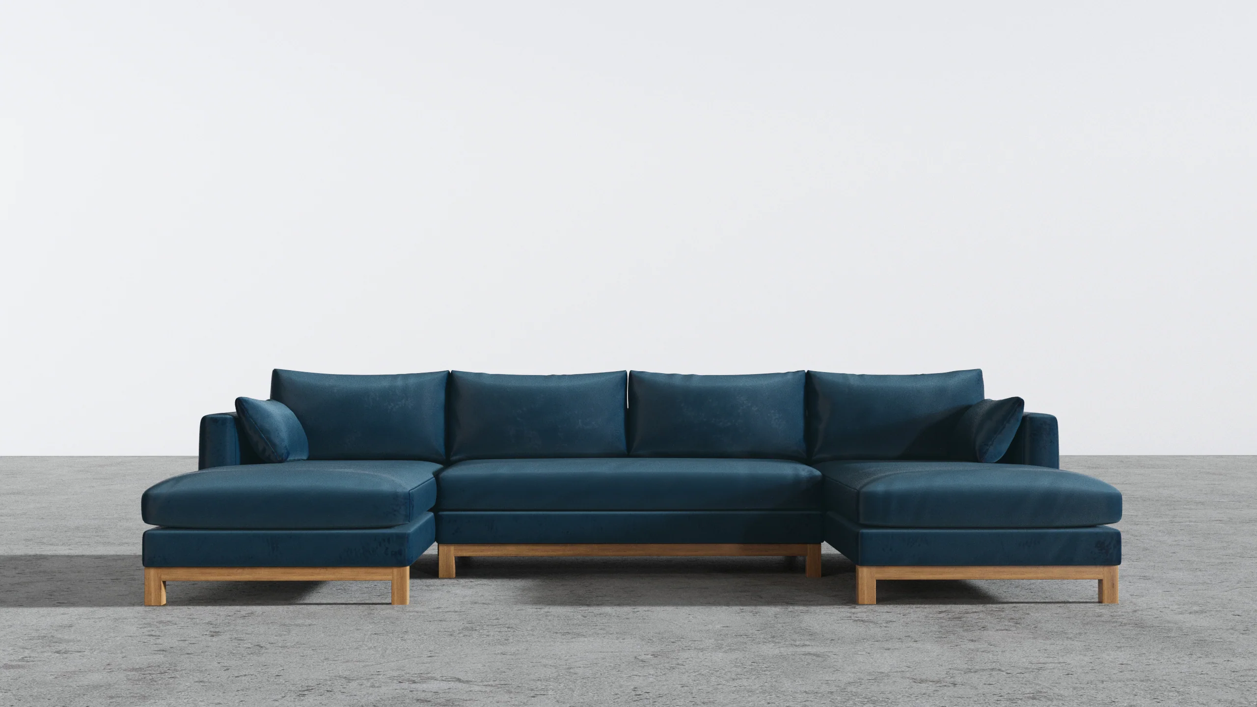 Oak Studio Double Chaise Sectional - Image 25