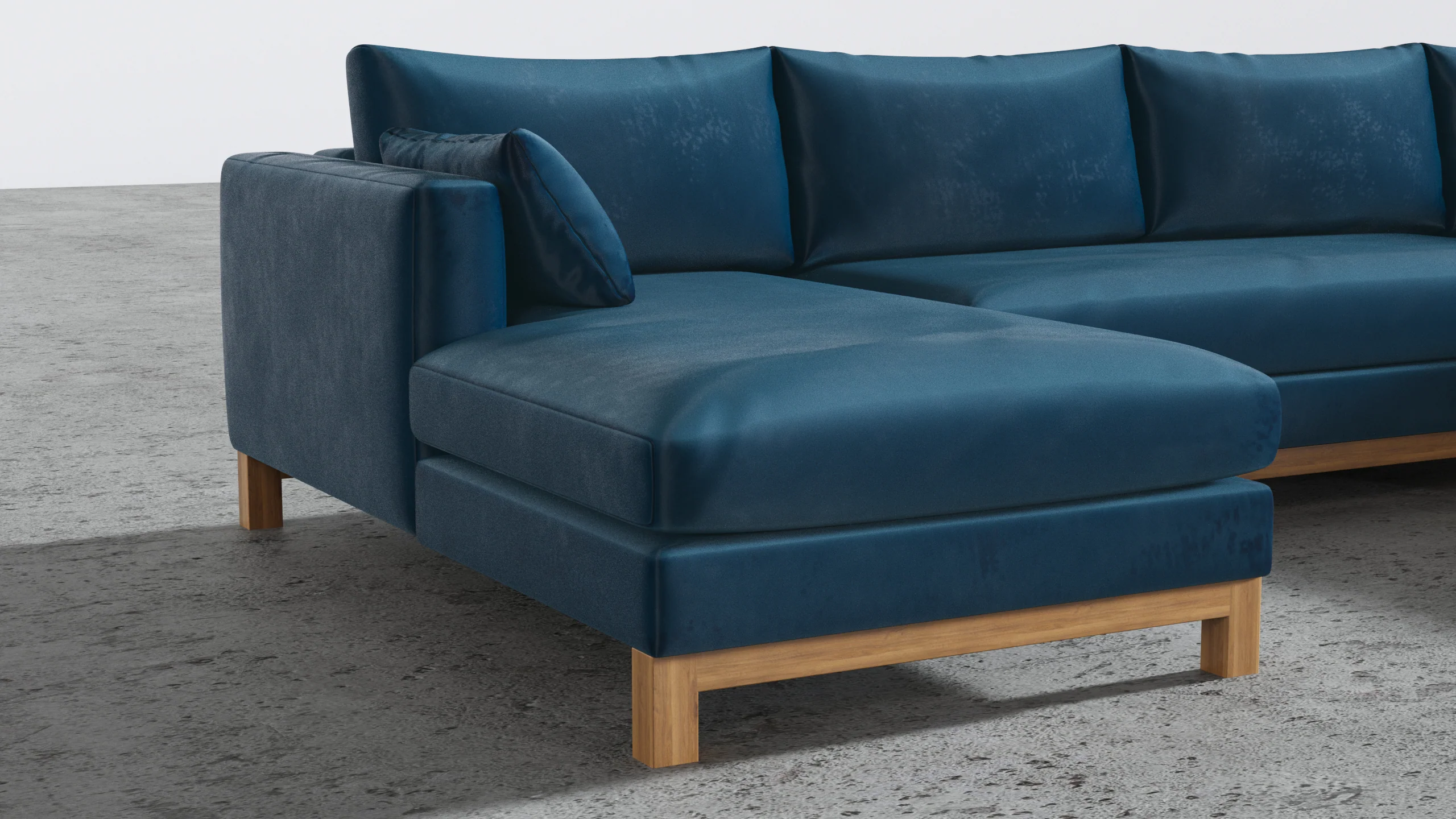 Oak Studio Double Chaise Sectional - Image 28
