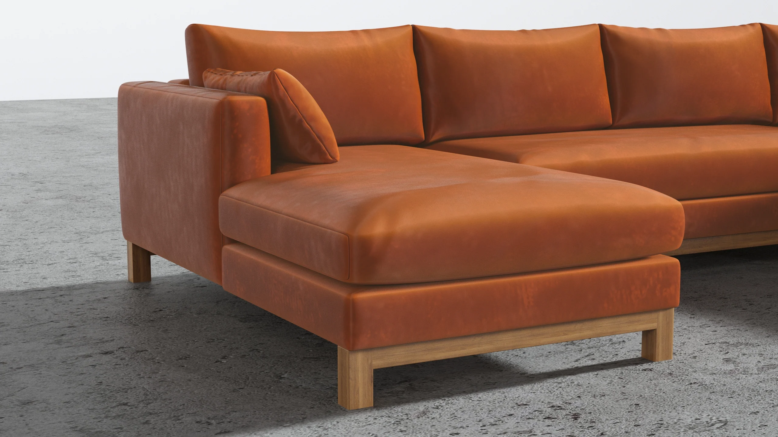 Oak Studio Double Chaise Sectional - Image 34