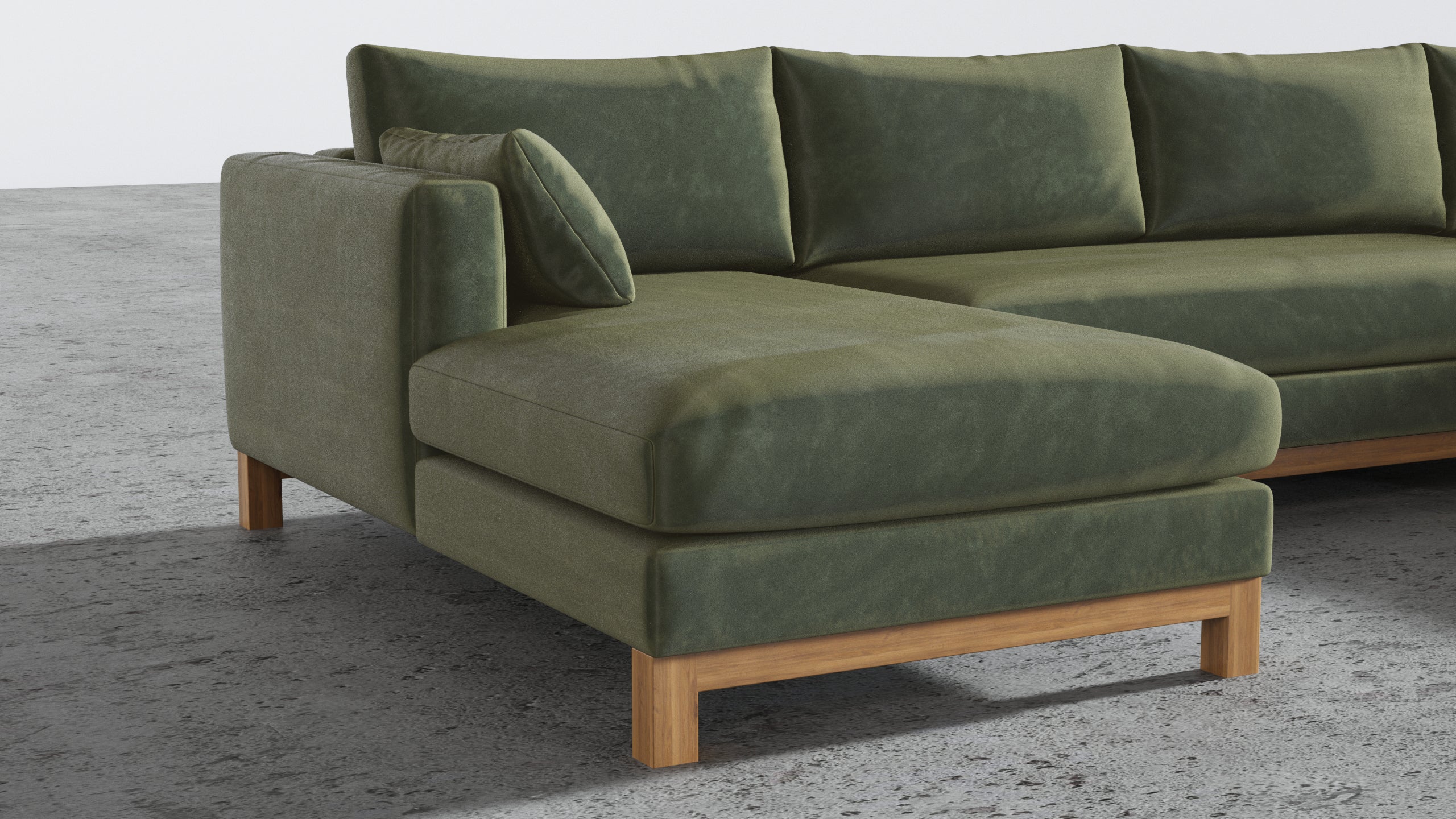 Oak Studio Double Chaise Sectional - Image 4