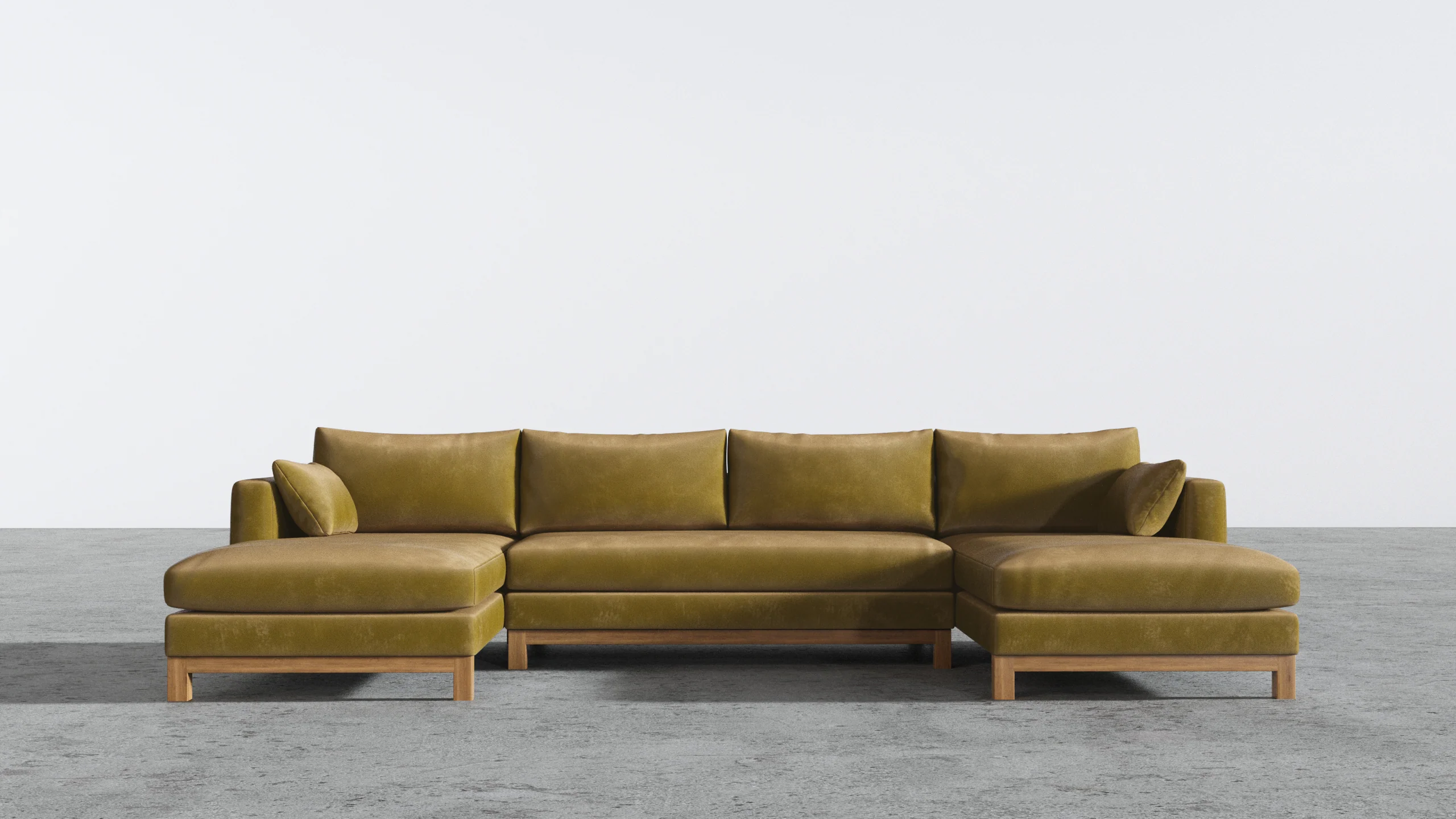 Oak Studio Double Chaise Sectional - Image 7