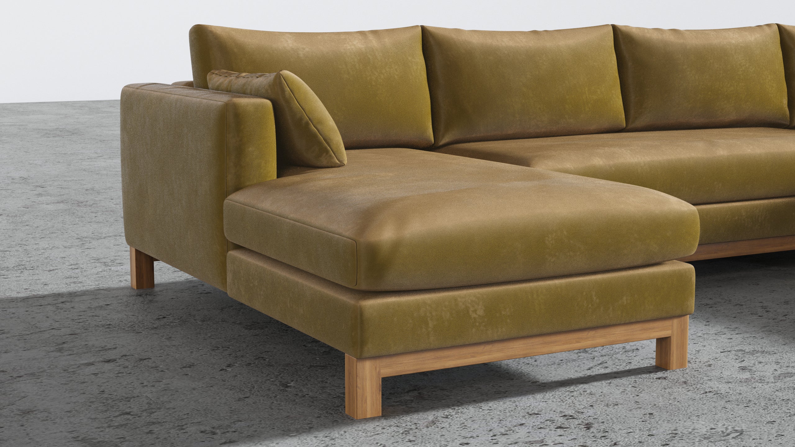 Oak Studio Double Chaise Sectional - Image 9