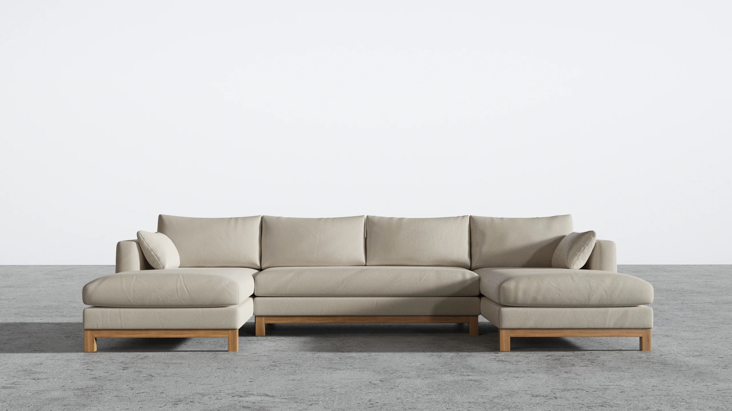 Oak Studio Double Chaise Sectional - Image 13