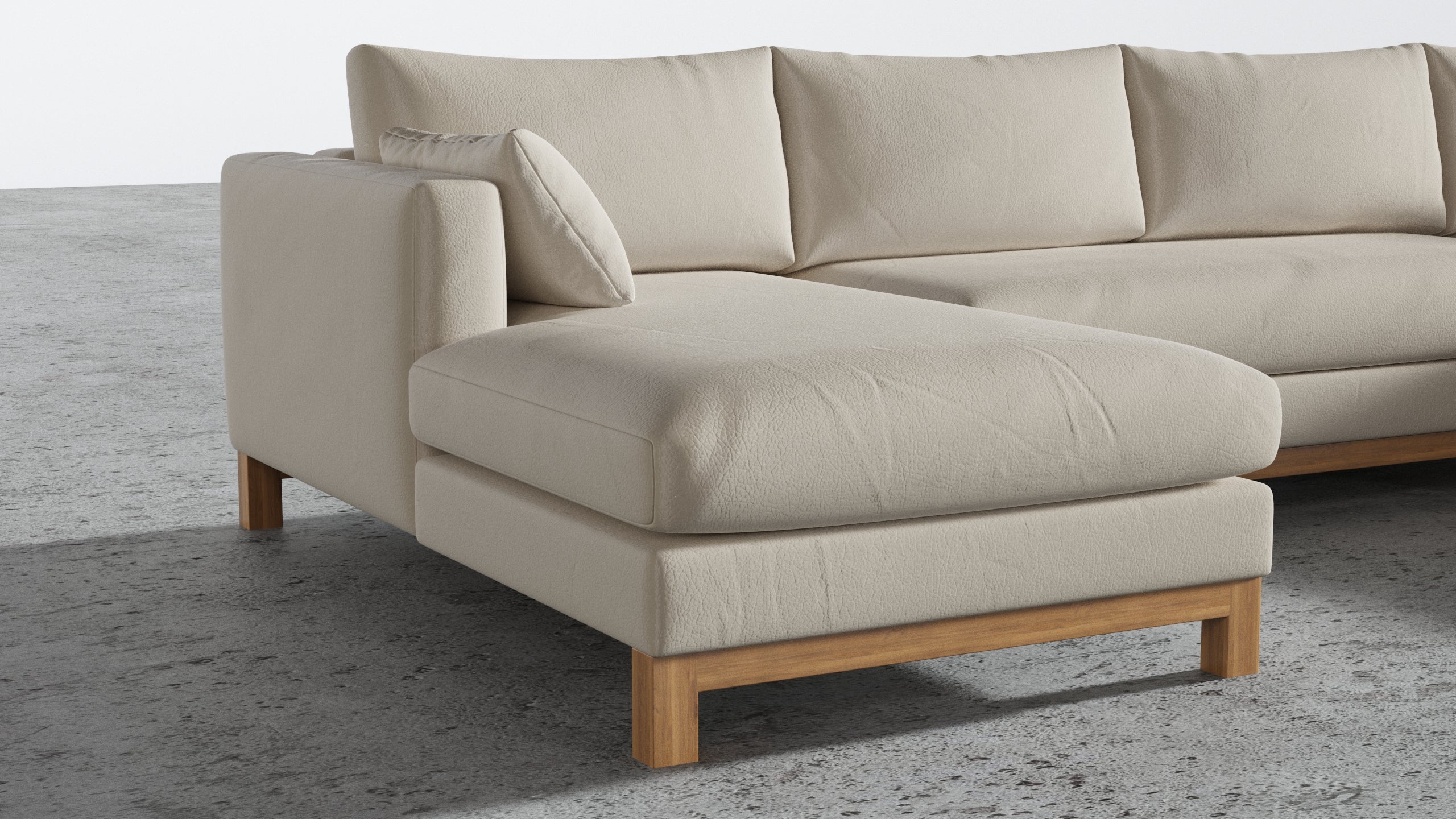 Oak Studio Double Chaise Sectional - Image 16
