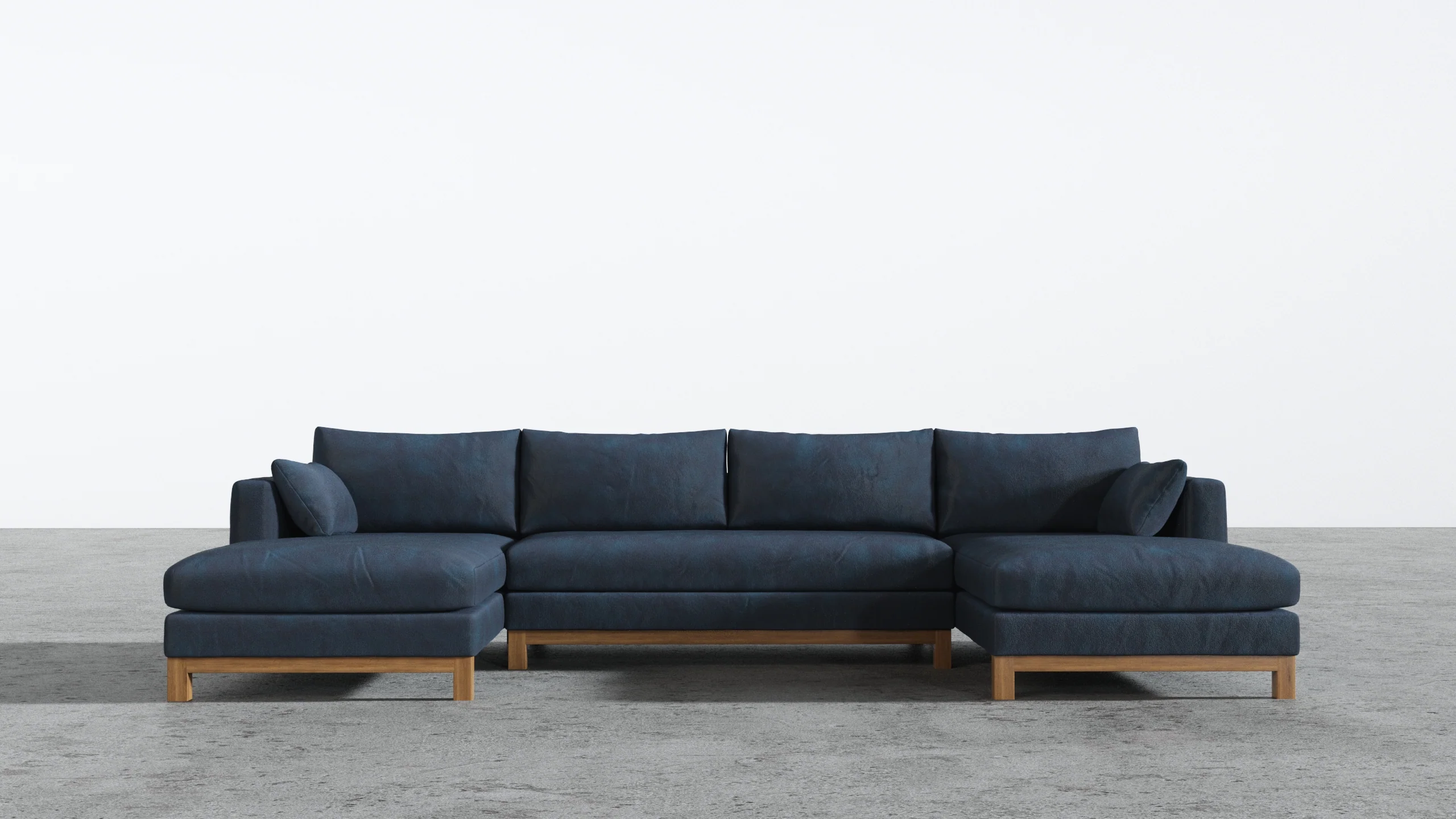 Oak Studio Double Chaise Sectional - Image 19