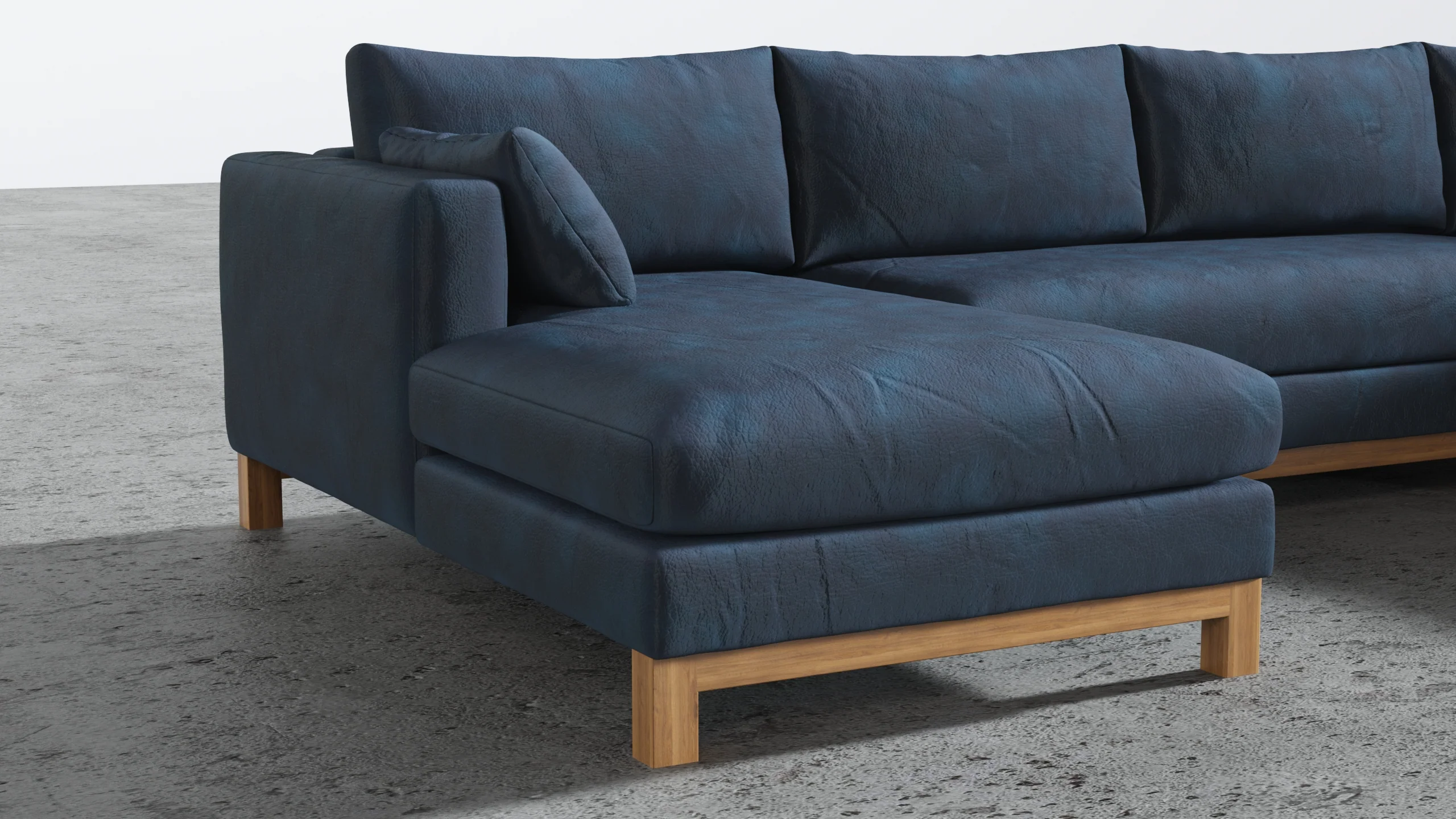 Oak Studio Double Chaise Sectional - Image 22