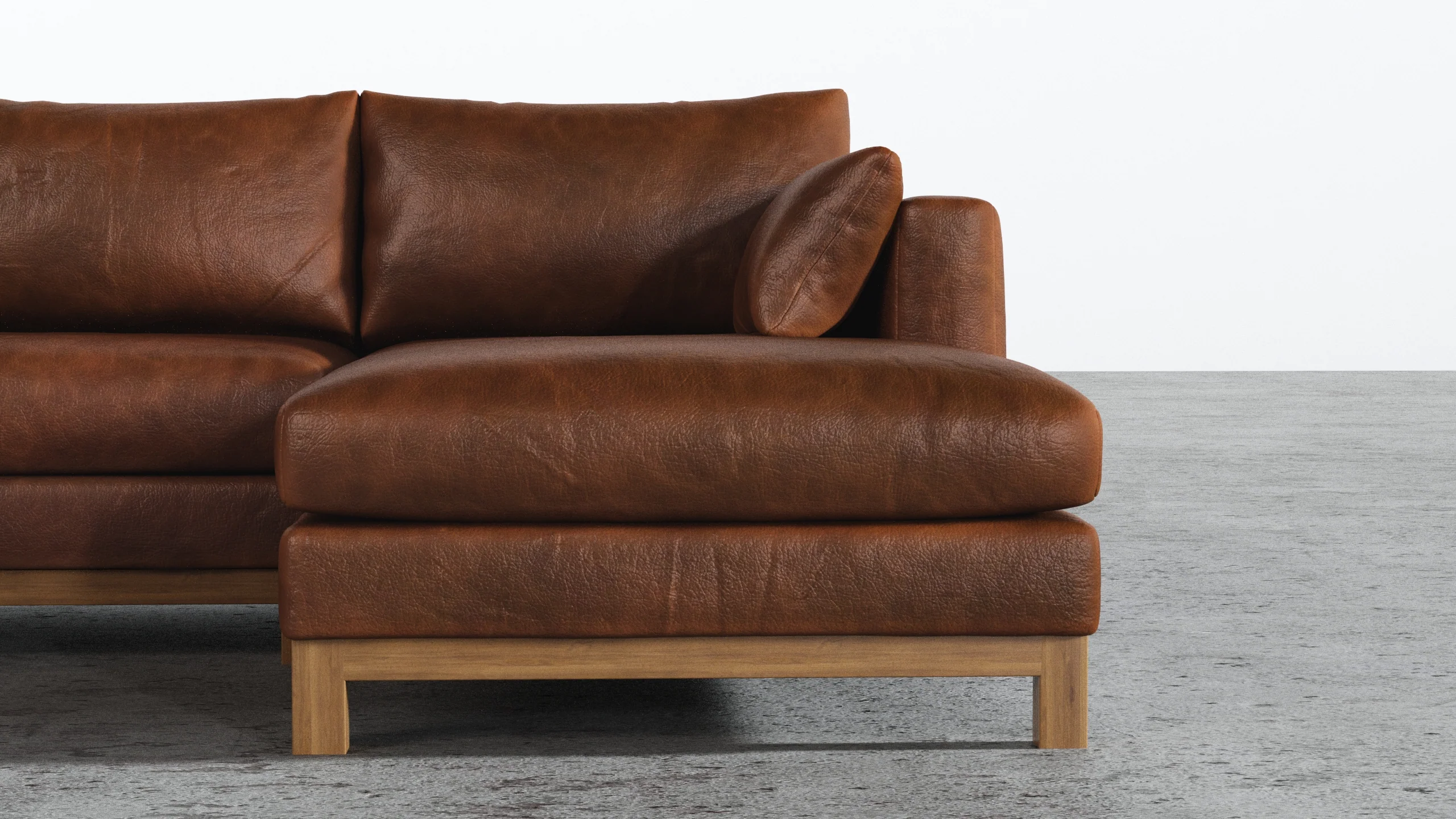 Oak Studio Double Chaise Sectional - Image 27