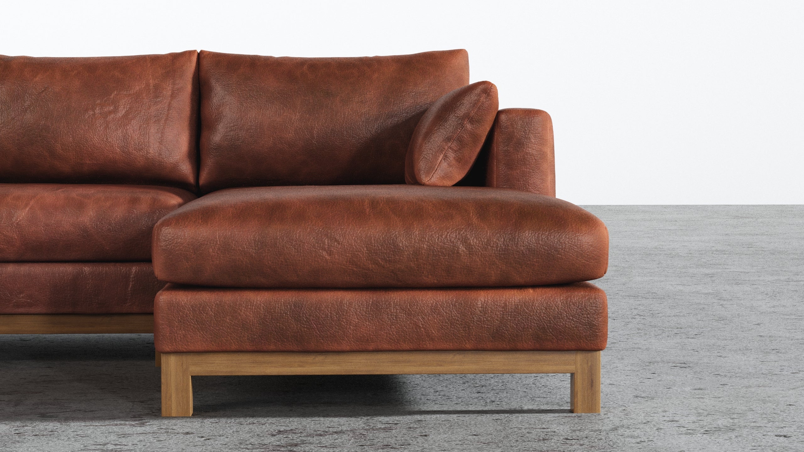 Oak Studio Double Chaise Sectional - Image 33
