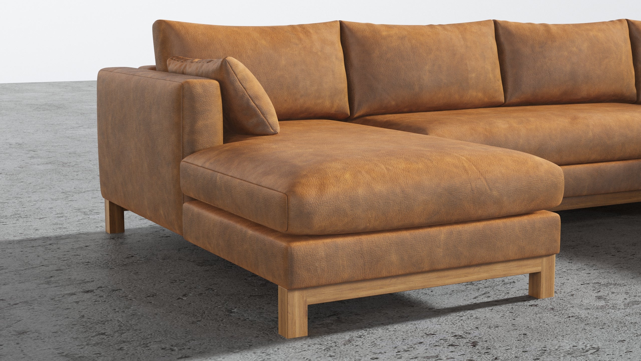 Oak Studio Double Chaise Sectional - Image 4