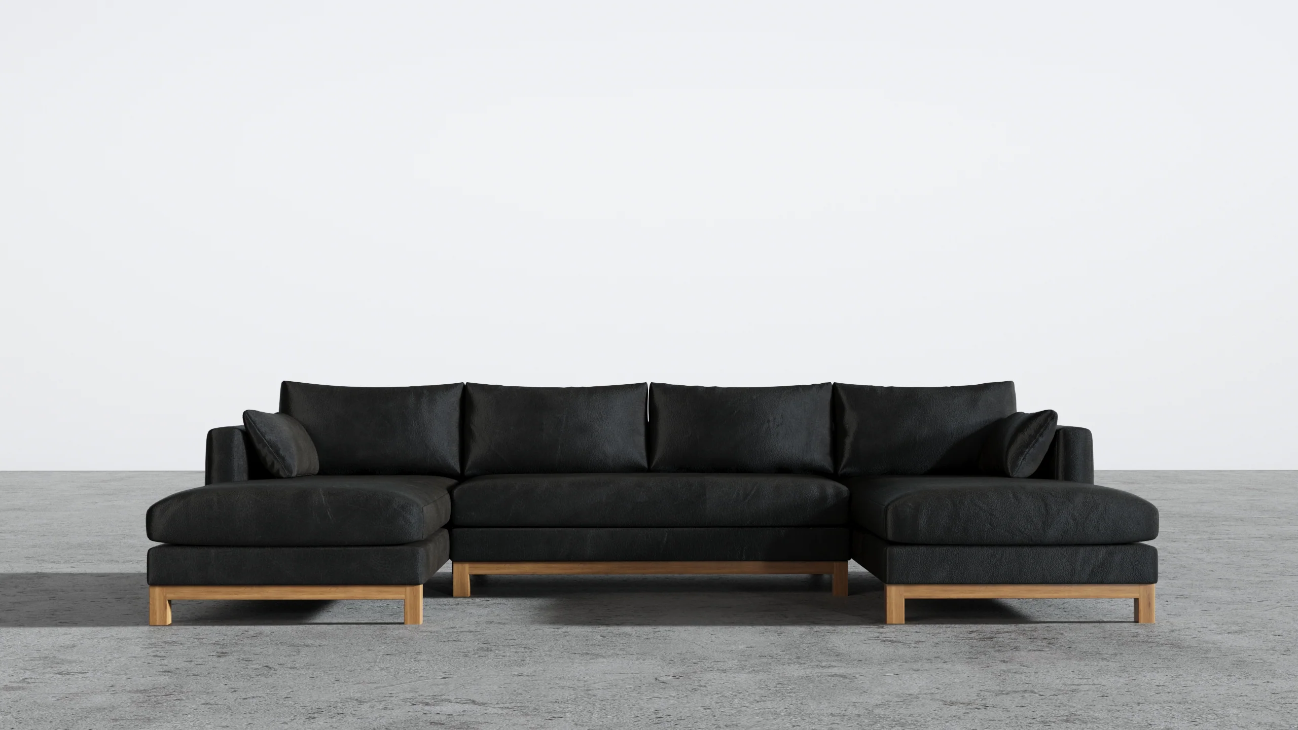 Oak Studio Double Chaise Sectional - Image 7