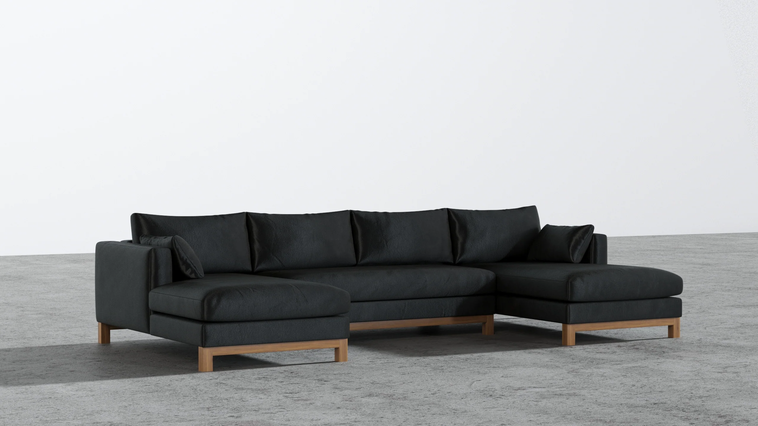 Oak Studio Double Chaise Sectional - Image 8
