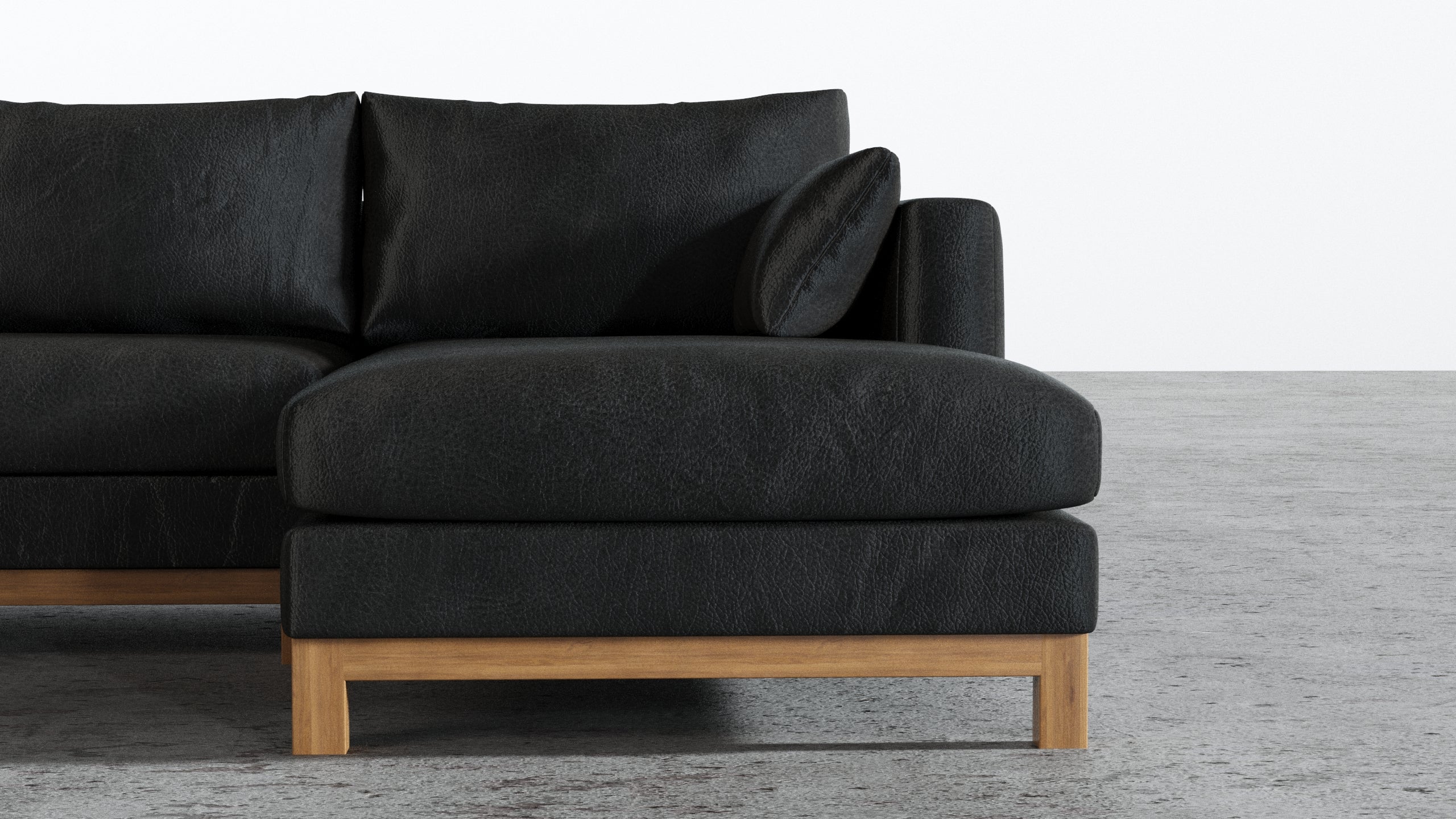 Oak Studio Double Chaise Sectional - Image 9